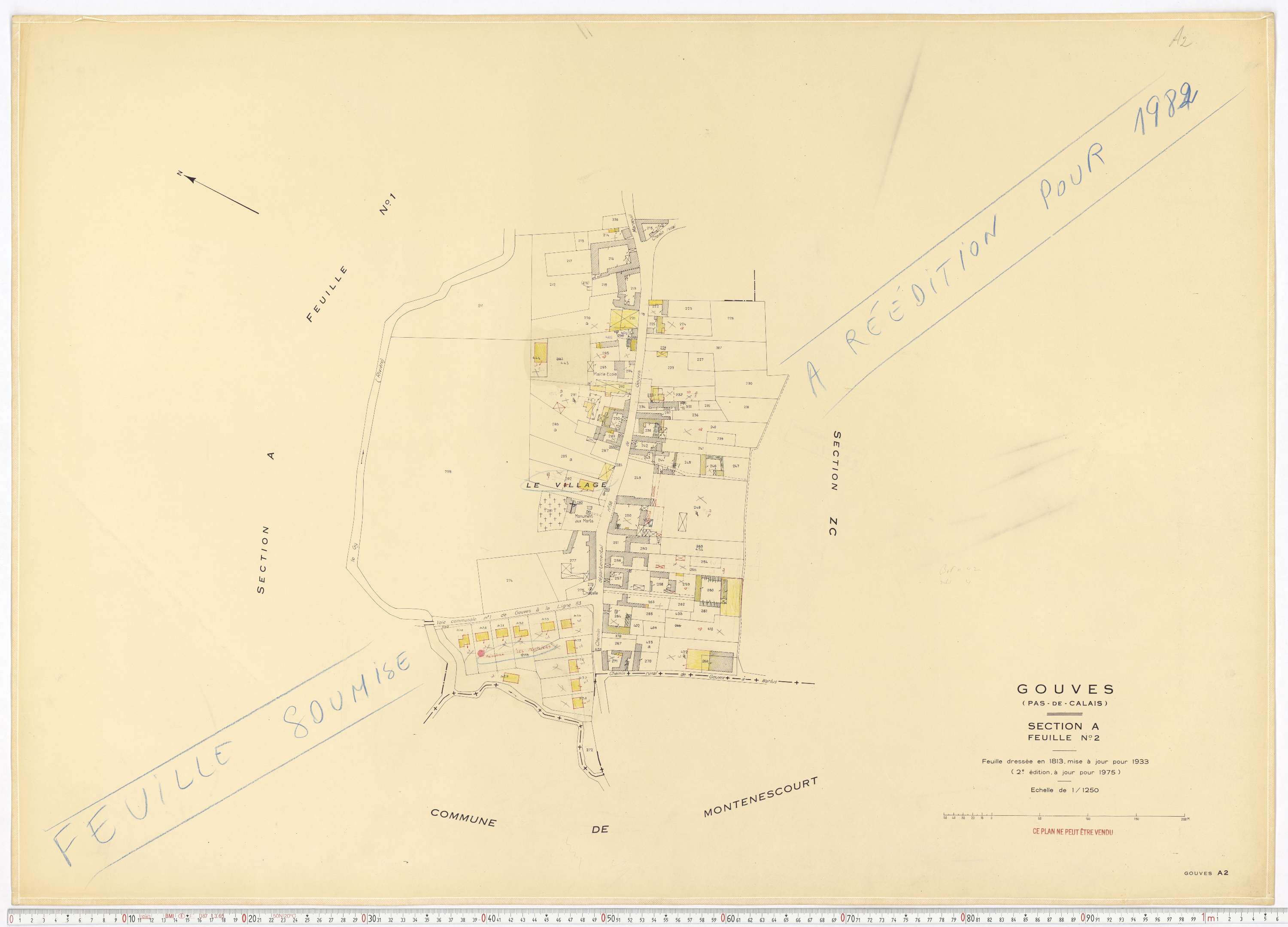 Gouves - Section A, feuille 2.
