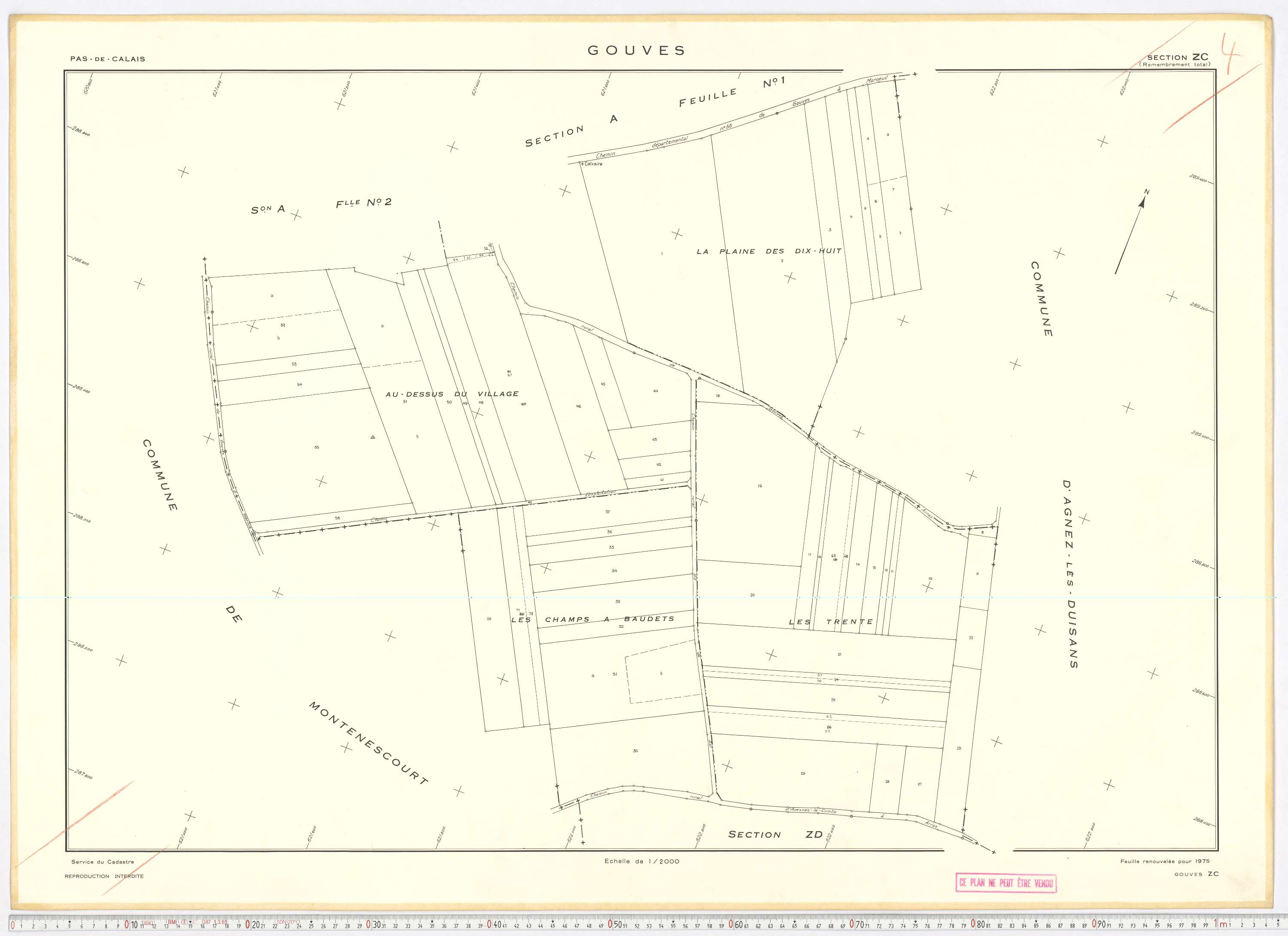 Gouves - Section ZC.