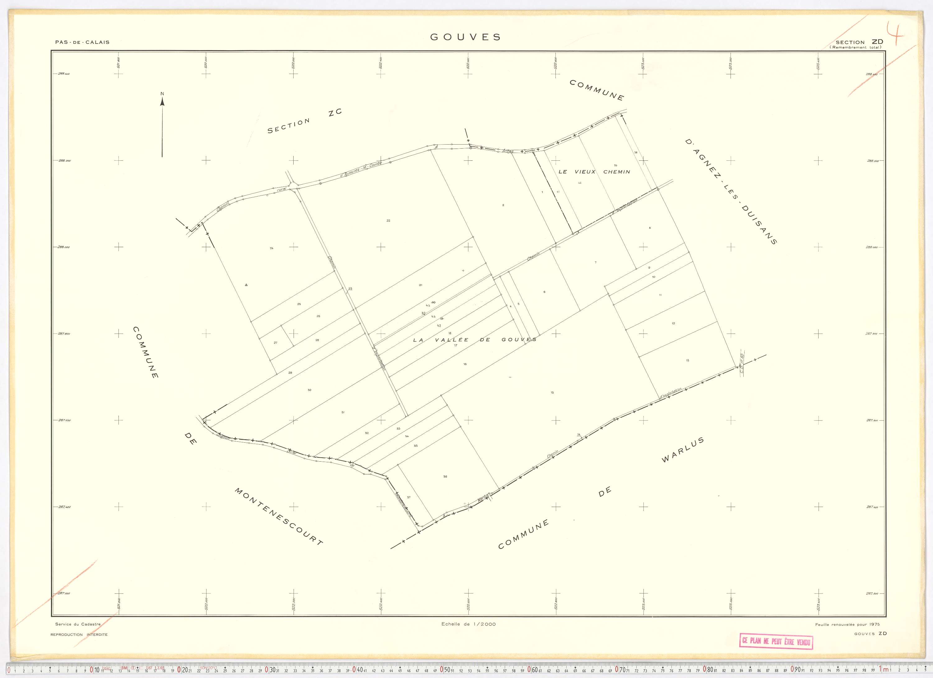 Gouves - Section ZD.