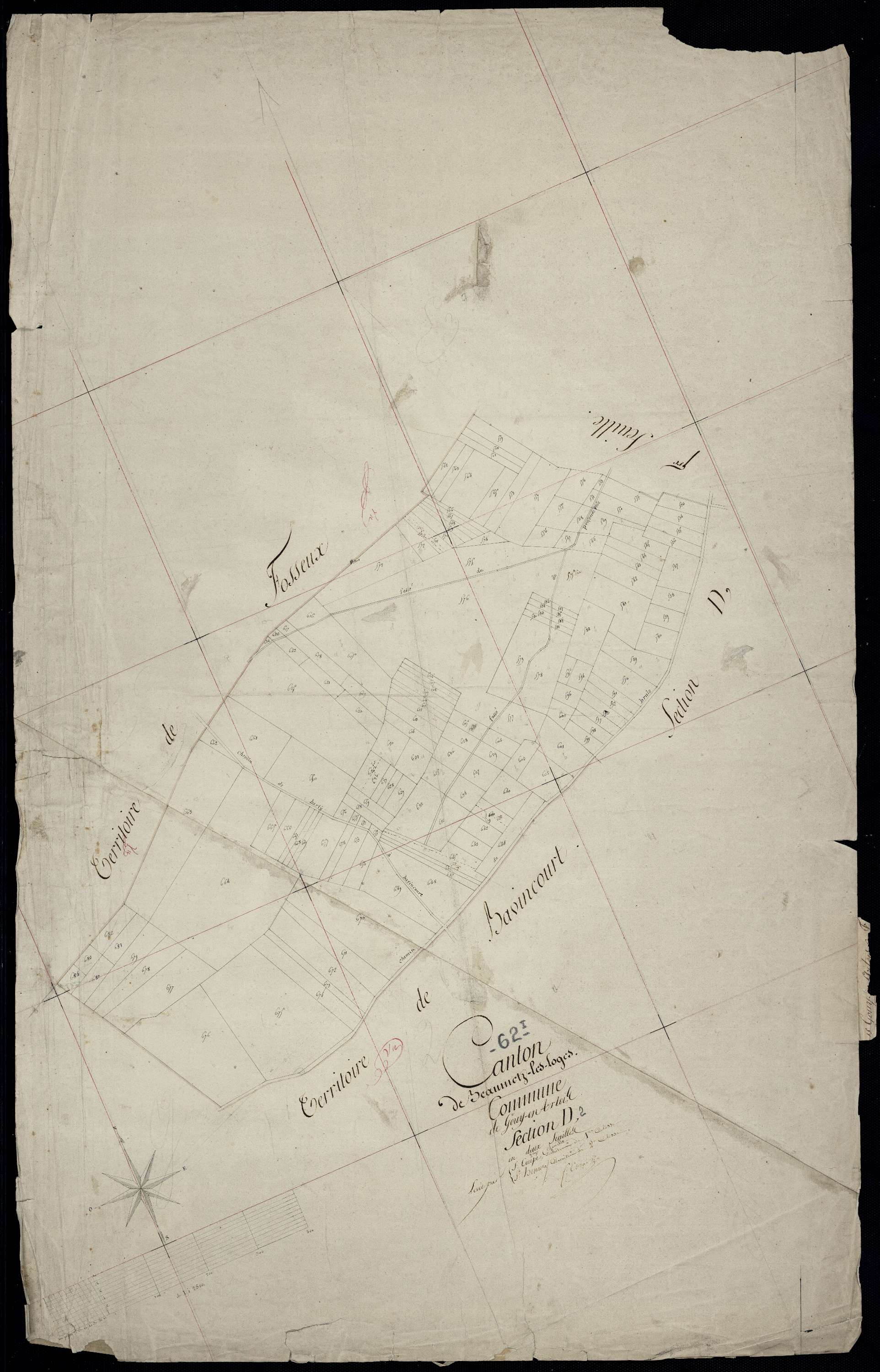 Gouy-en-Artois - Section D, 2e feuille