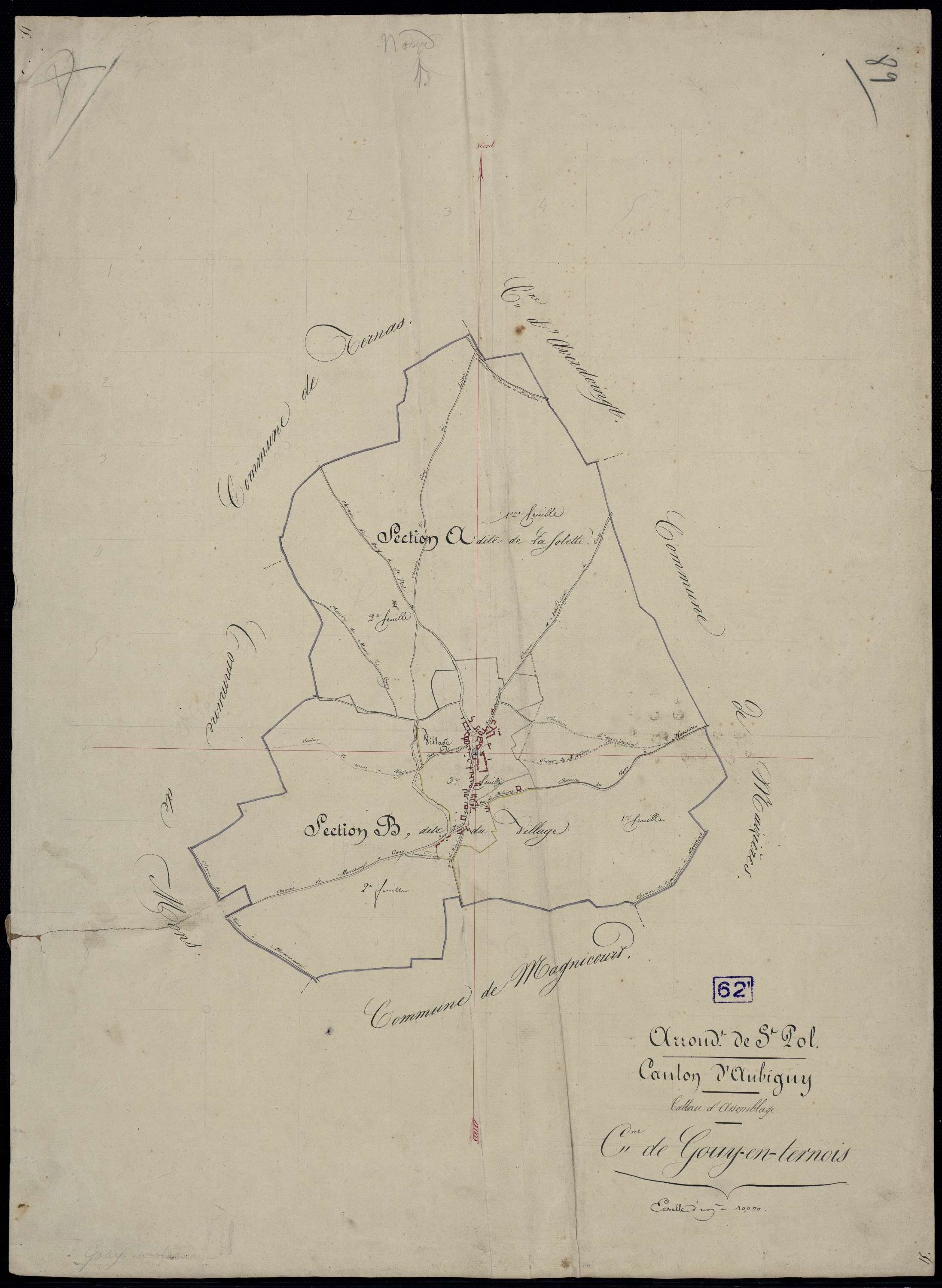 Gouy-en-Ternois - Tableau d'assemblage