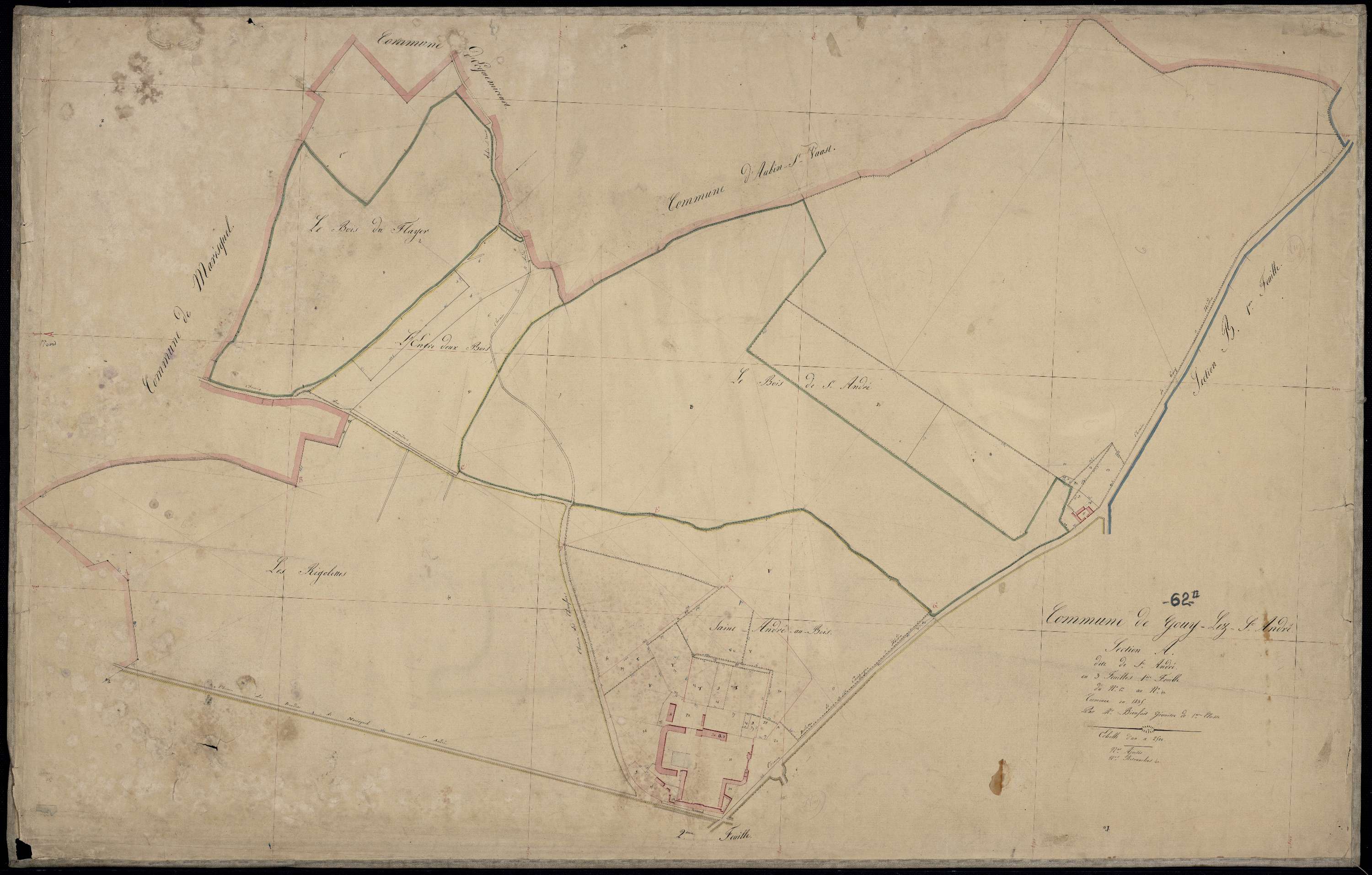Gouy-Saint-André - Section A, 1re feuille