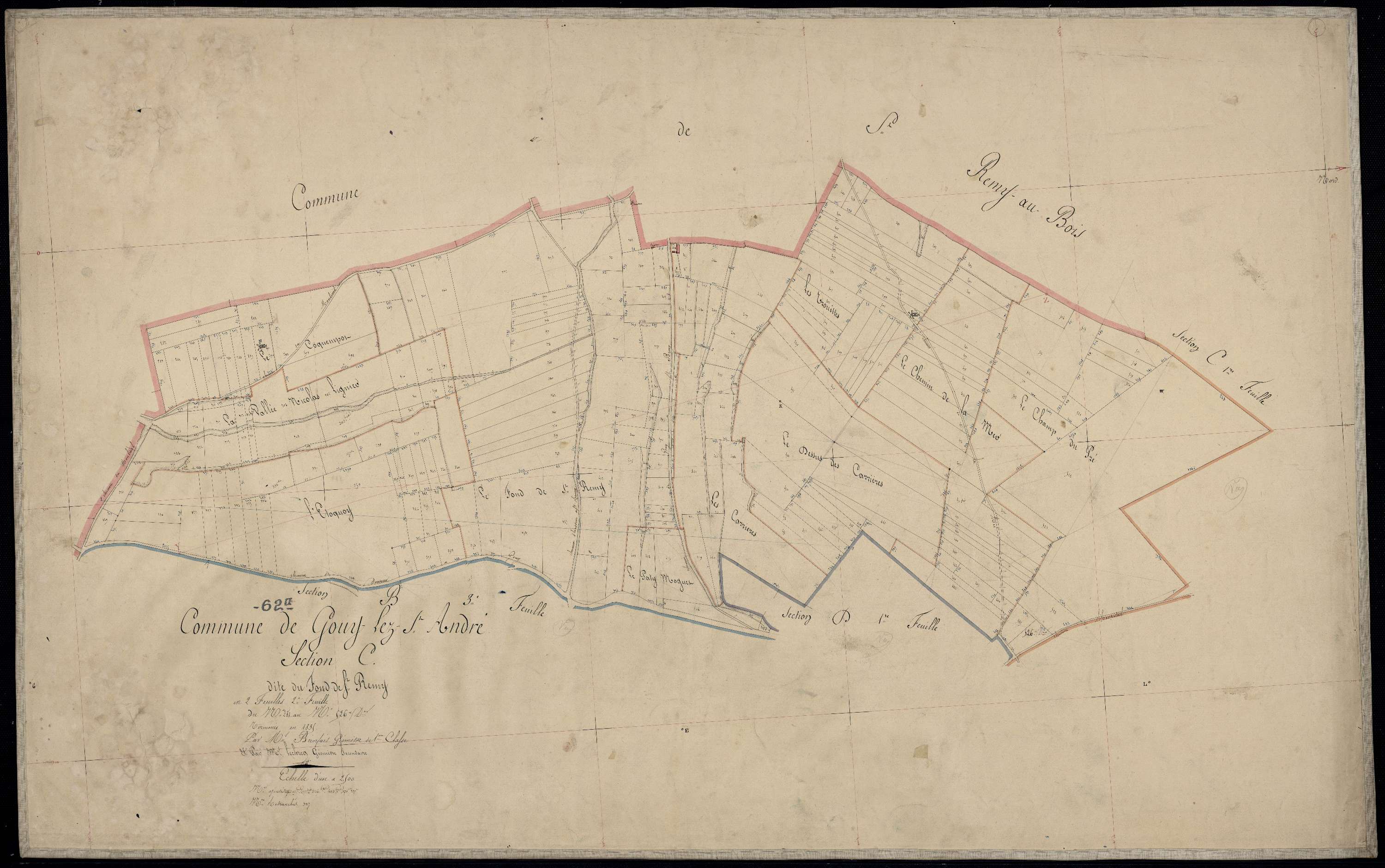 Gouy-Saint-André - Section C, 2e feuille