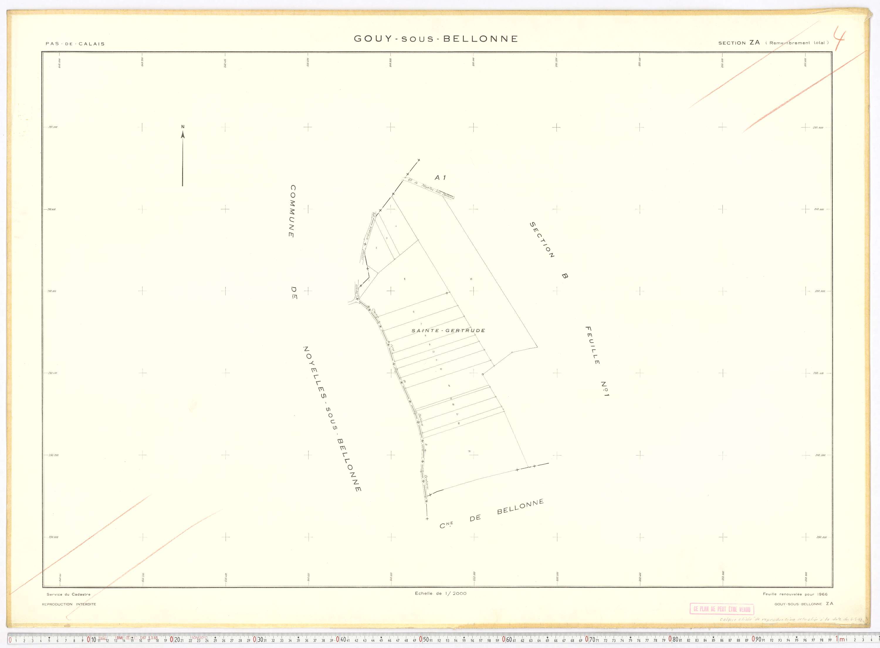 Gouy-sous-Bellonne - Section ZA.