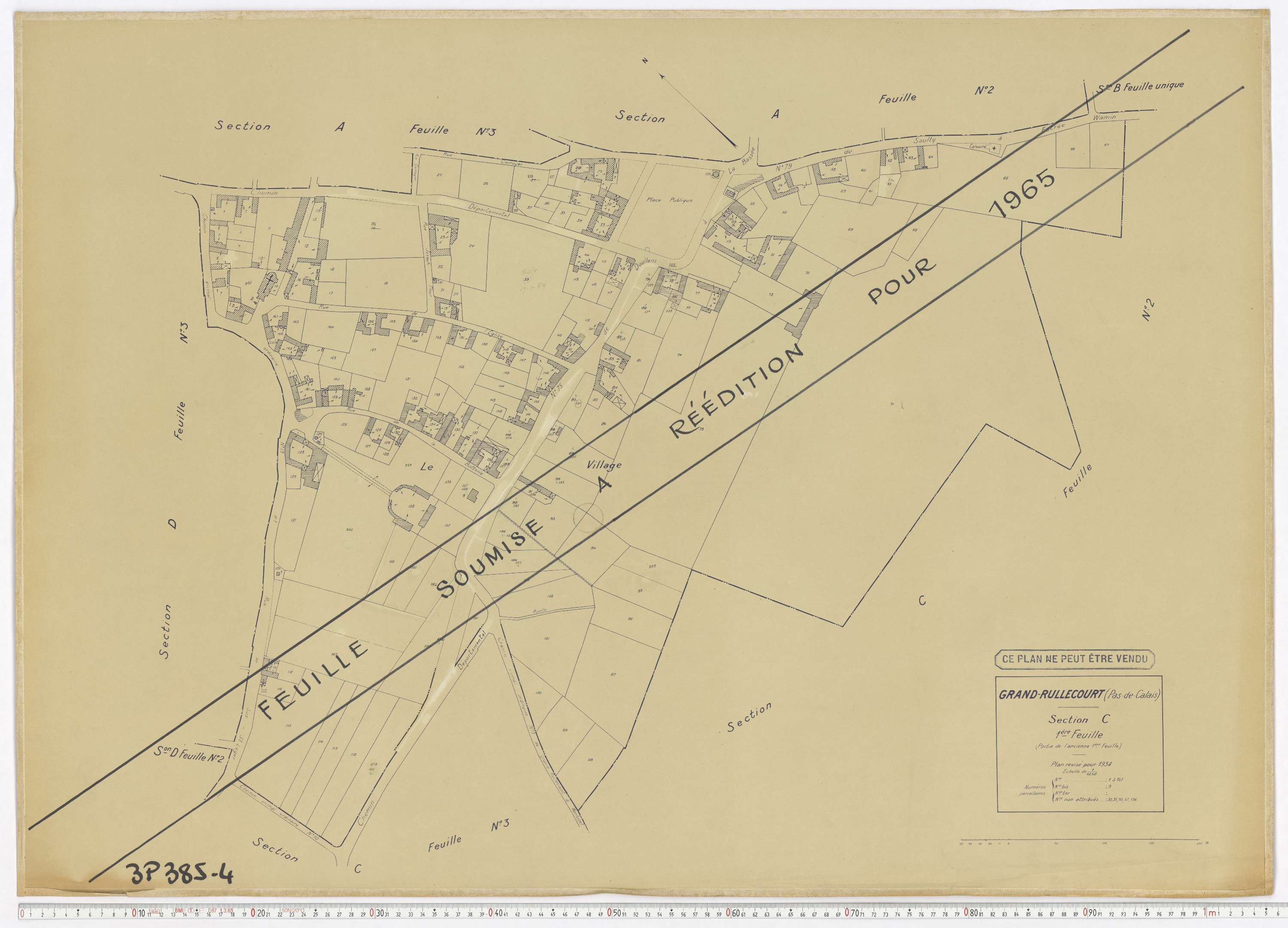 Grand-Rullecourt - Section C, feuille 1.