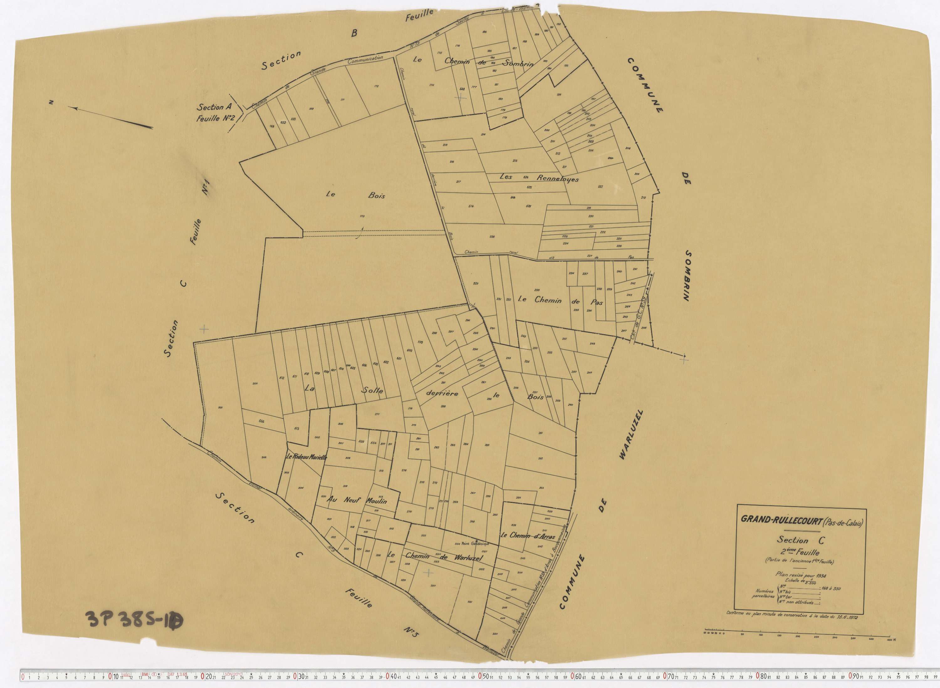Grand-Rullecourt - Section C, feuille 2.