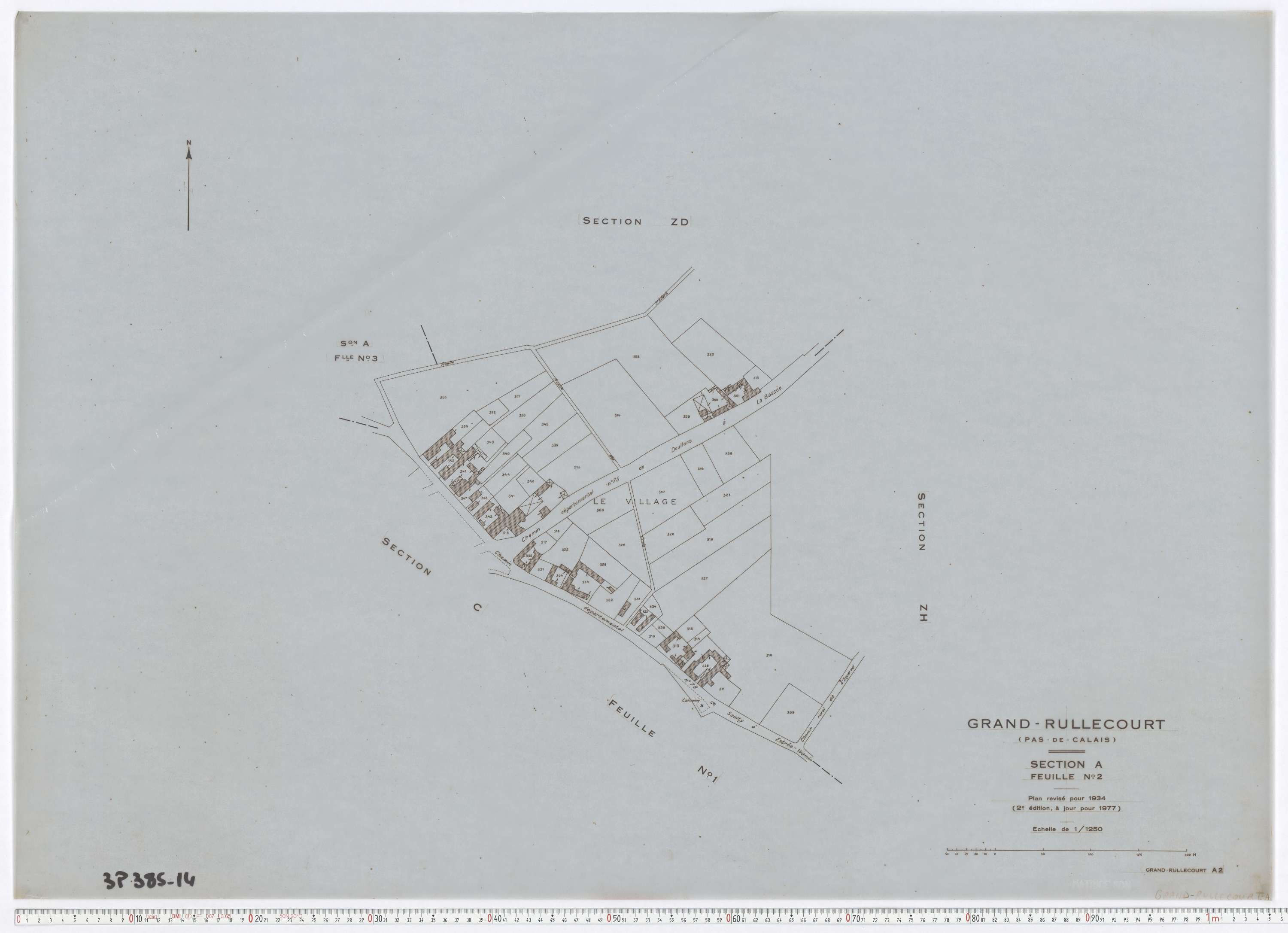 Grand-Rullecourt - Section A, feuille 2.
