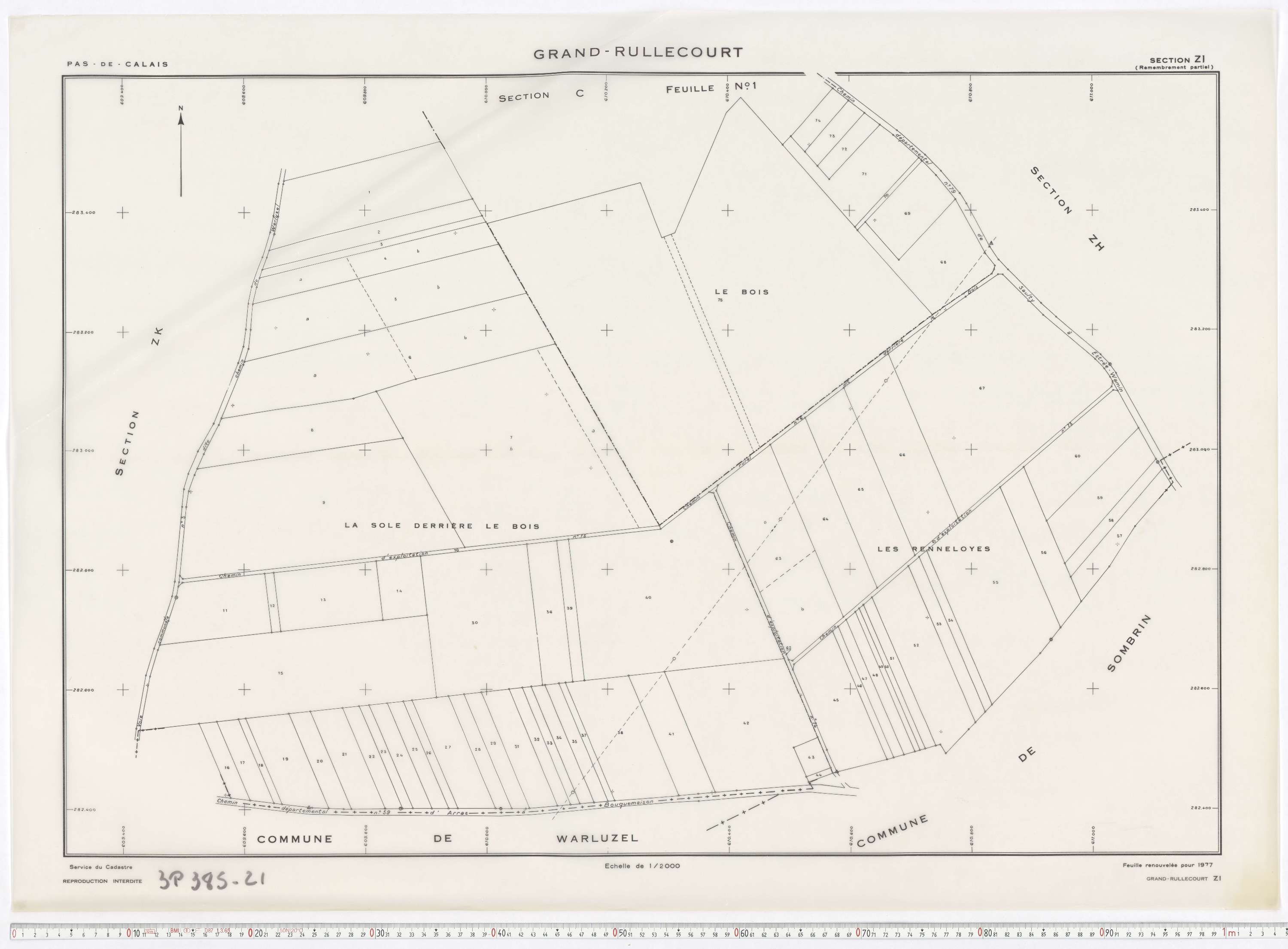 Grand-Rullecourt - Section ZI.