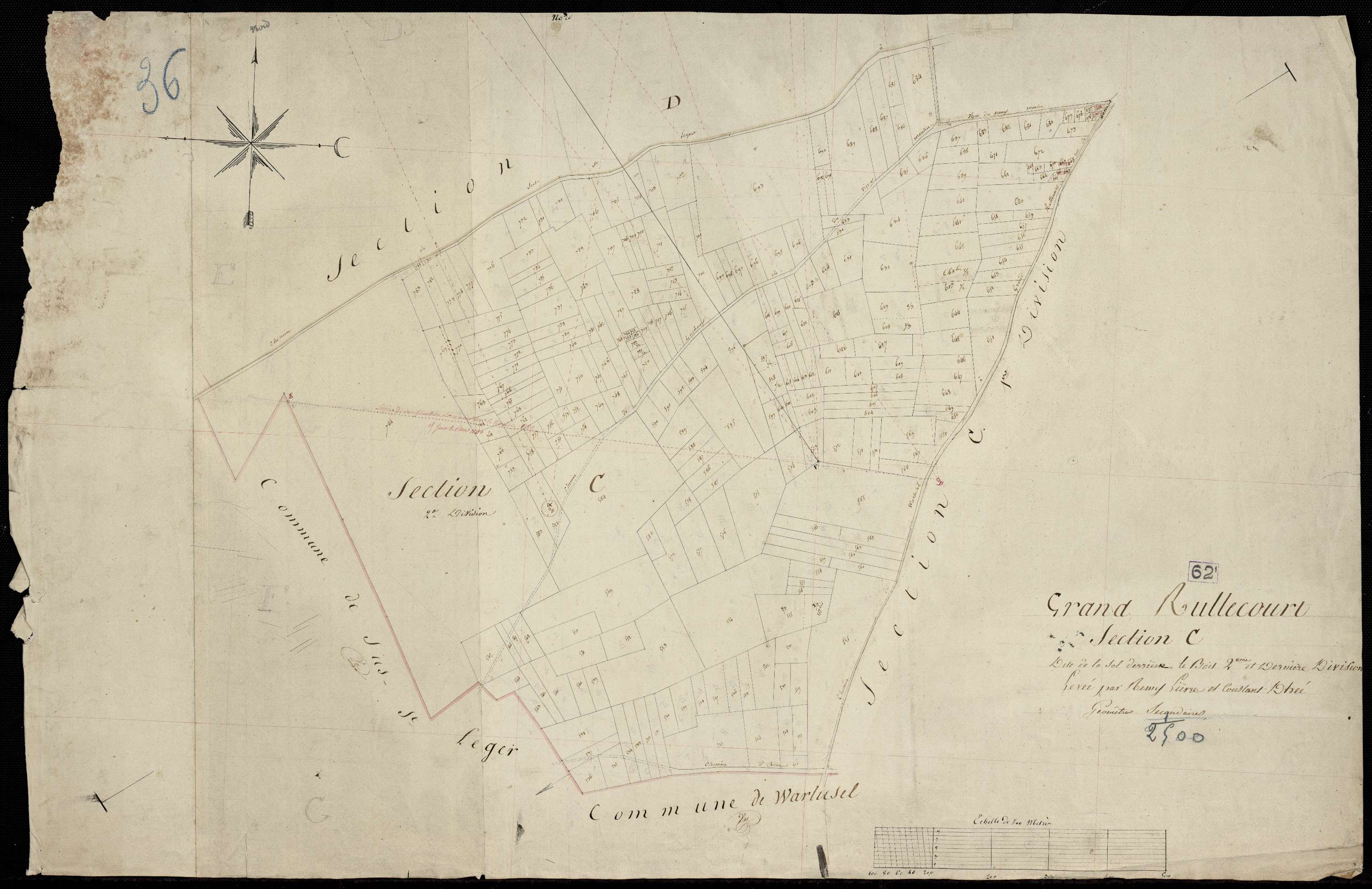 Grand-Rullecourt - Section C, 2e feuille