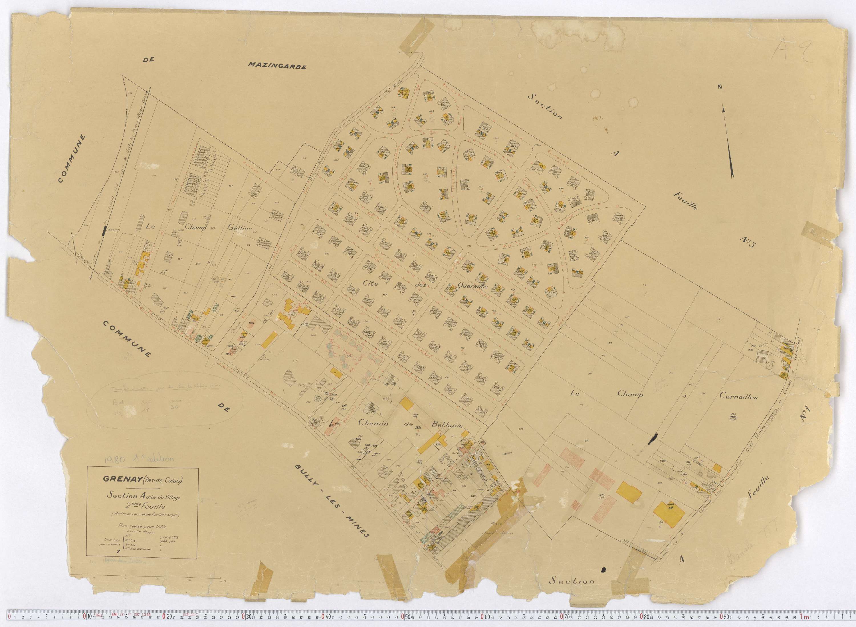 Grenay - Section A, feuille 2.