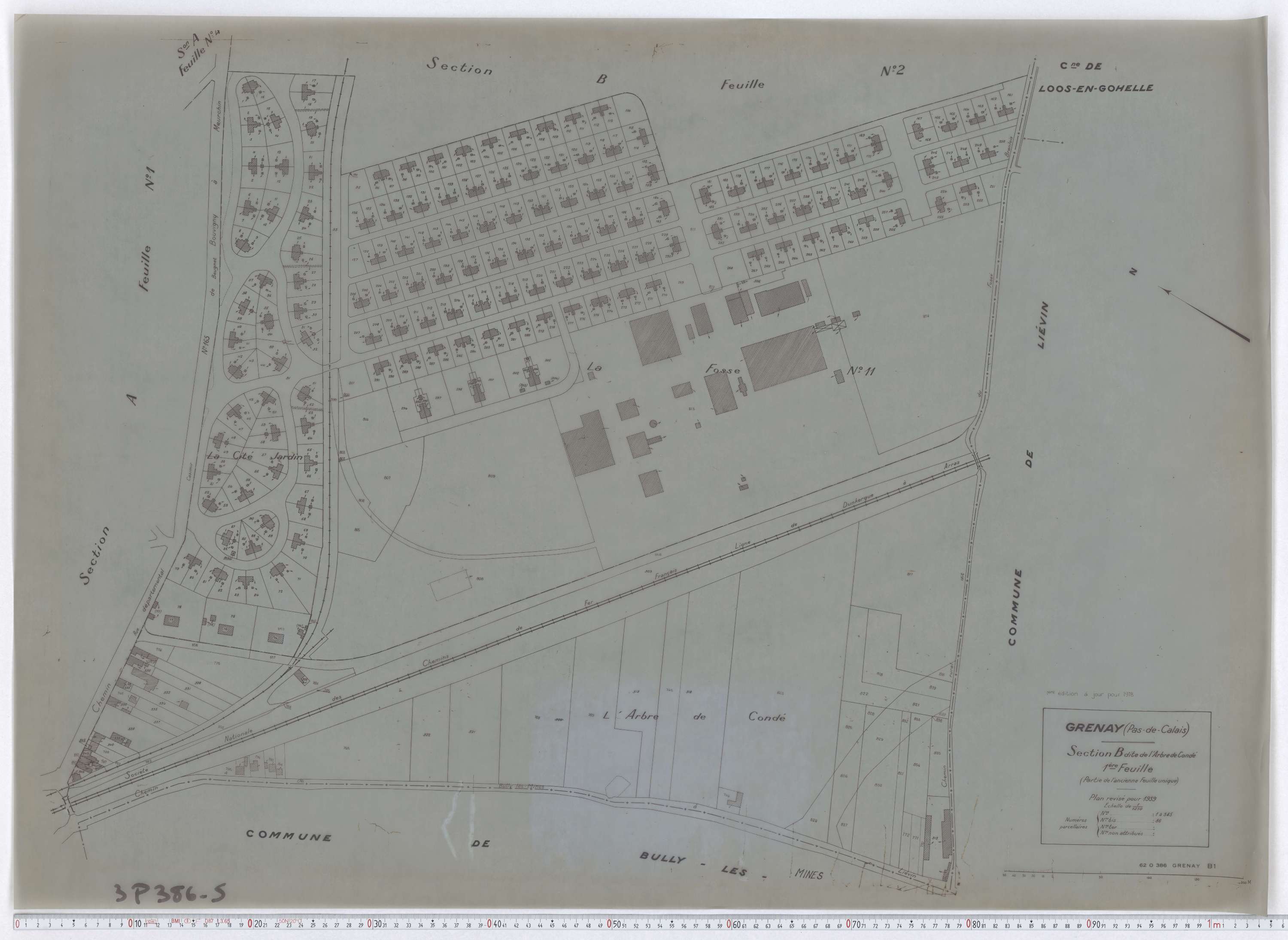 Grenay - Section B, feuille 1.