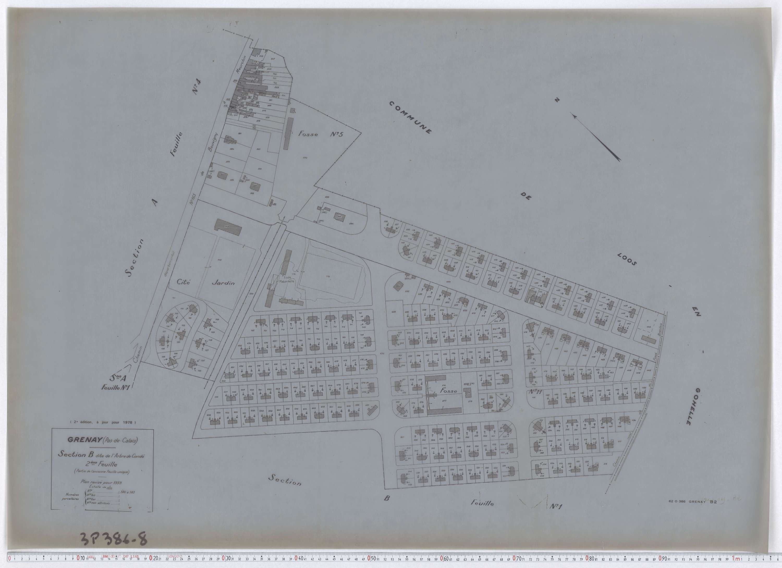Grenay - Section B, feuille 2.