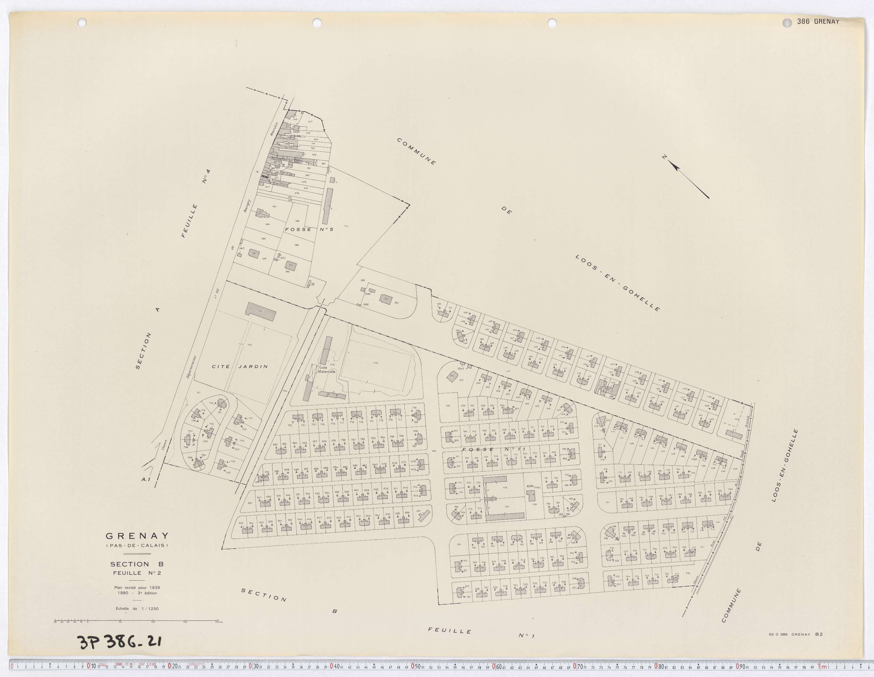 Grenay - Section B, feuille 2.