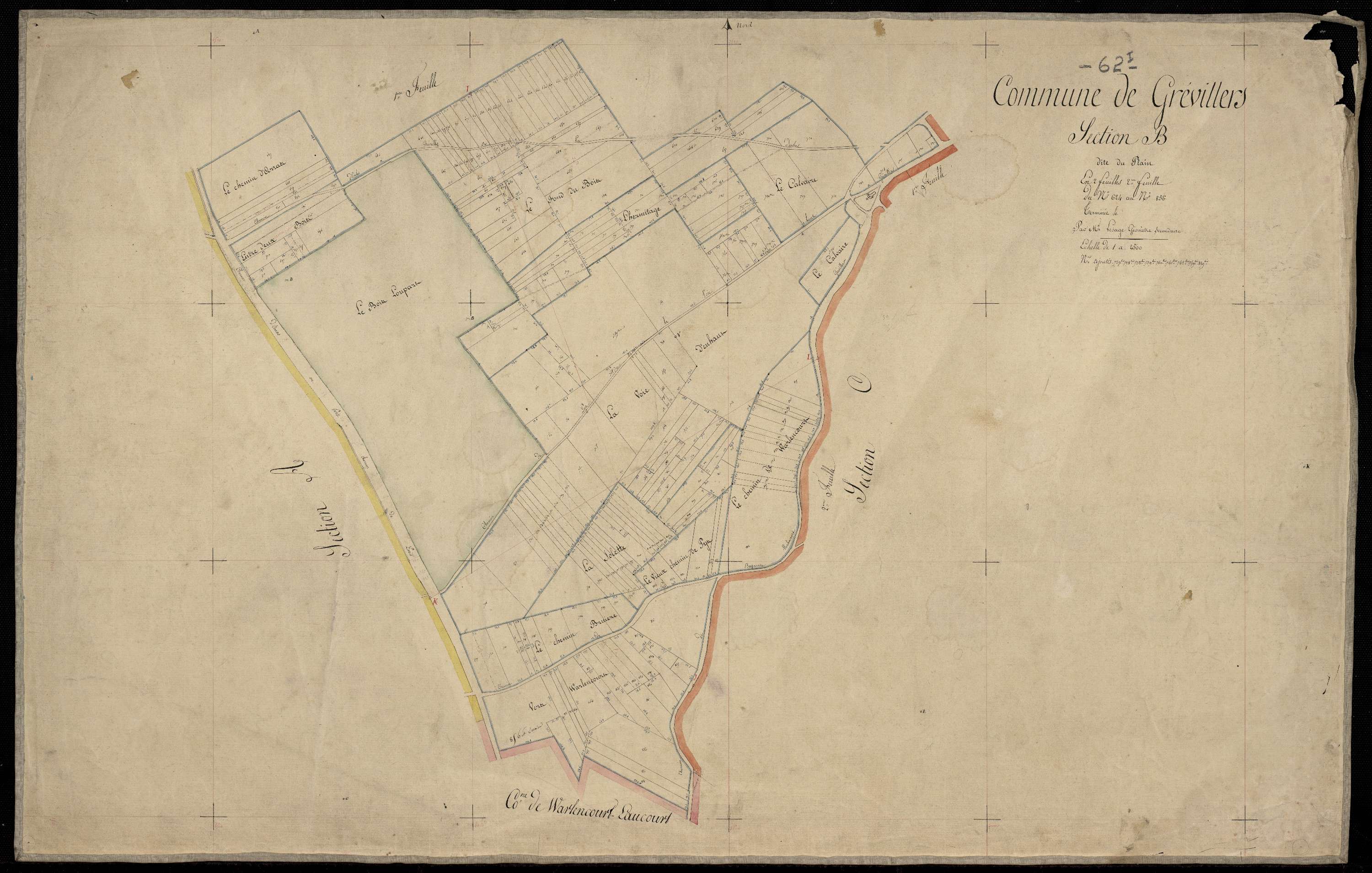 Grévillers - Section B, 2e feuille