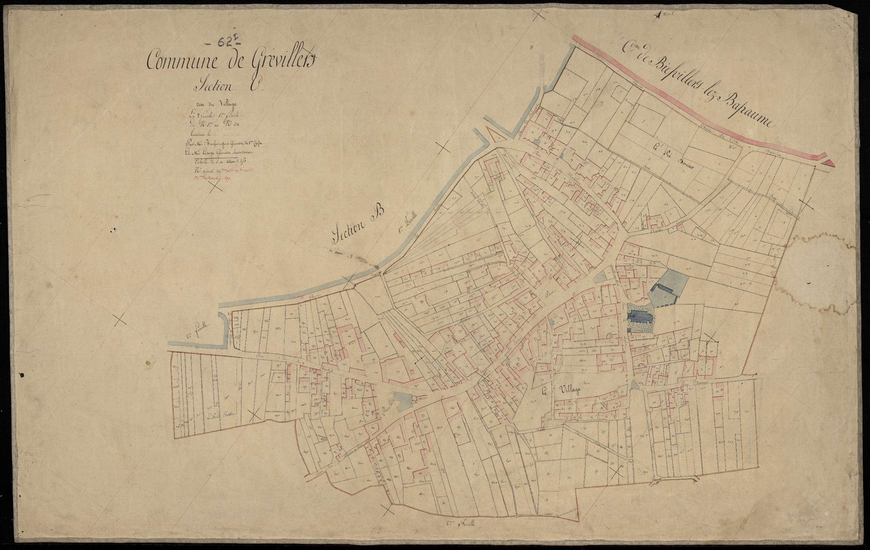 Grévillers - Section C, 1re feuille
