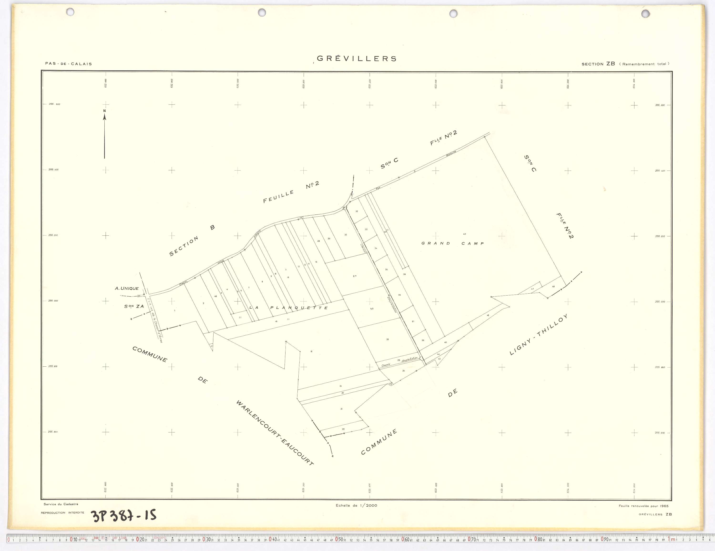 Grévillers - Section ZB.
