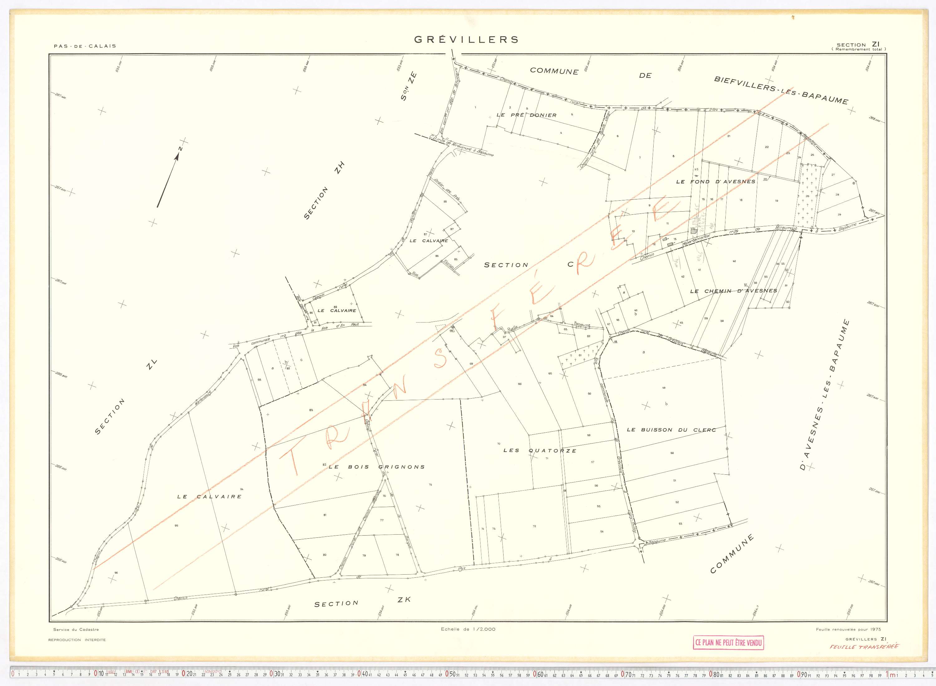 Grévillers - Section ZI.