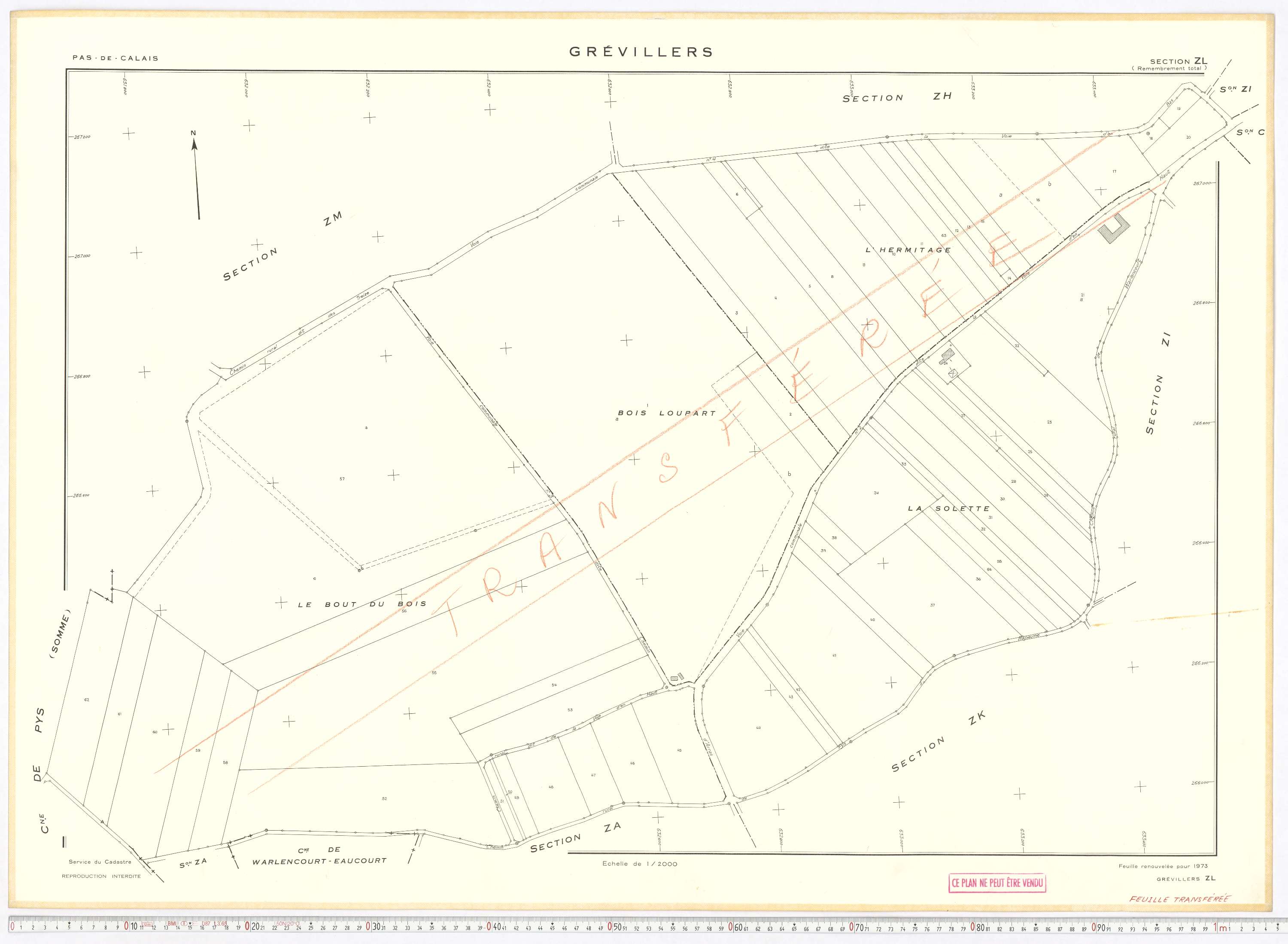 Grévillers - Section ZL.