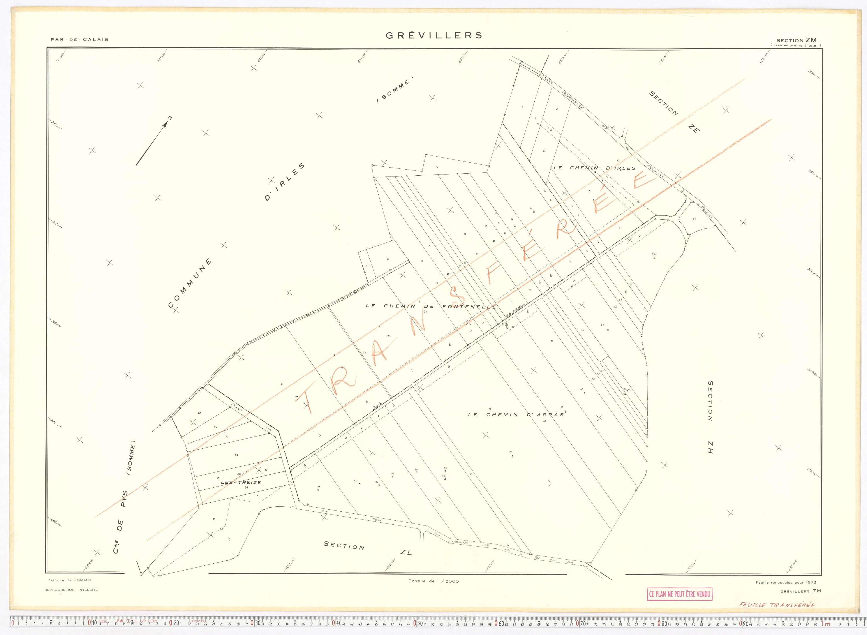 Grévillers - Section ZM.