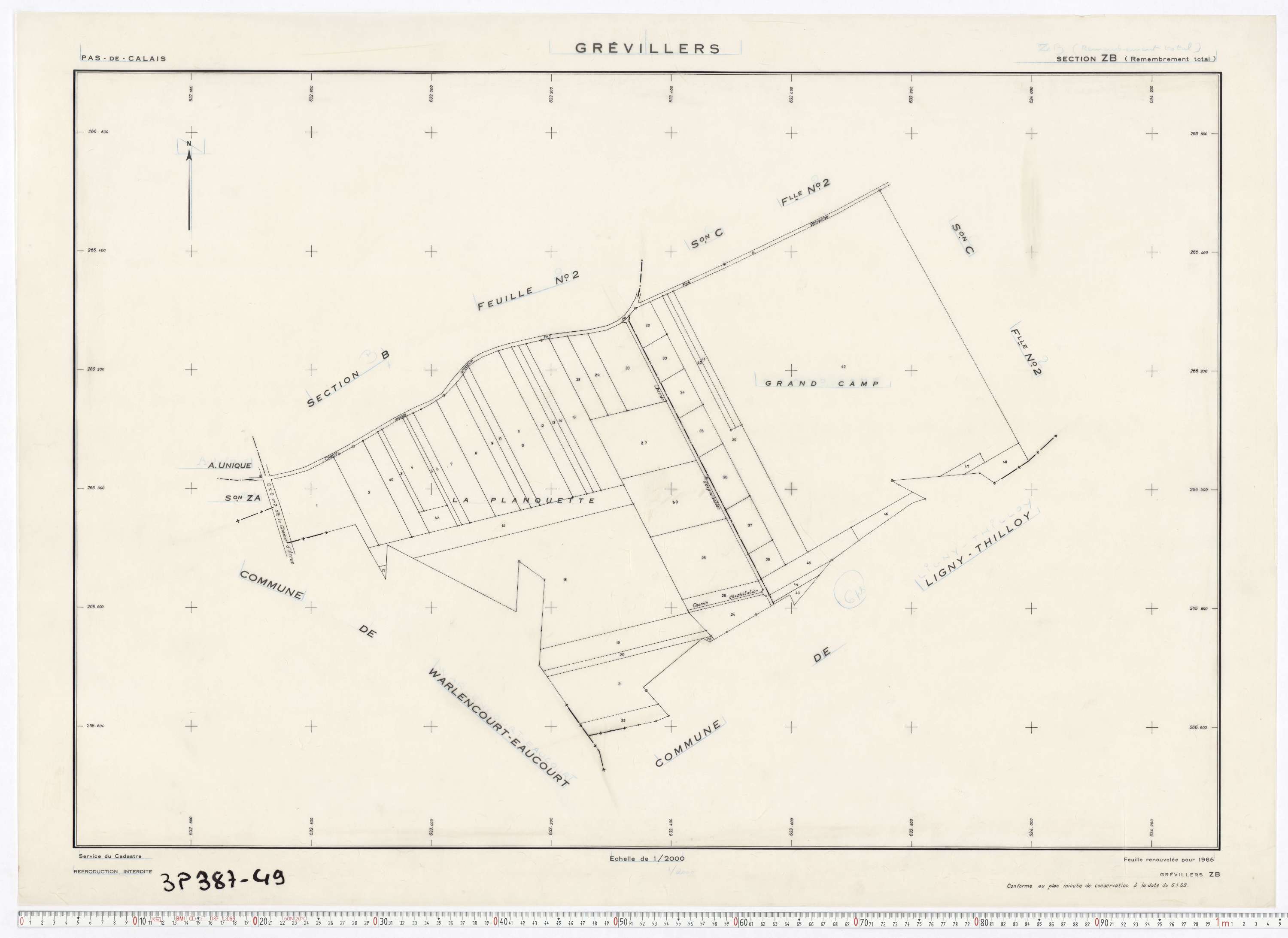 Grévillers - Section ZB.