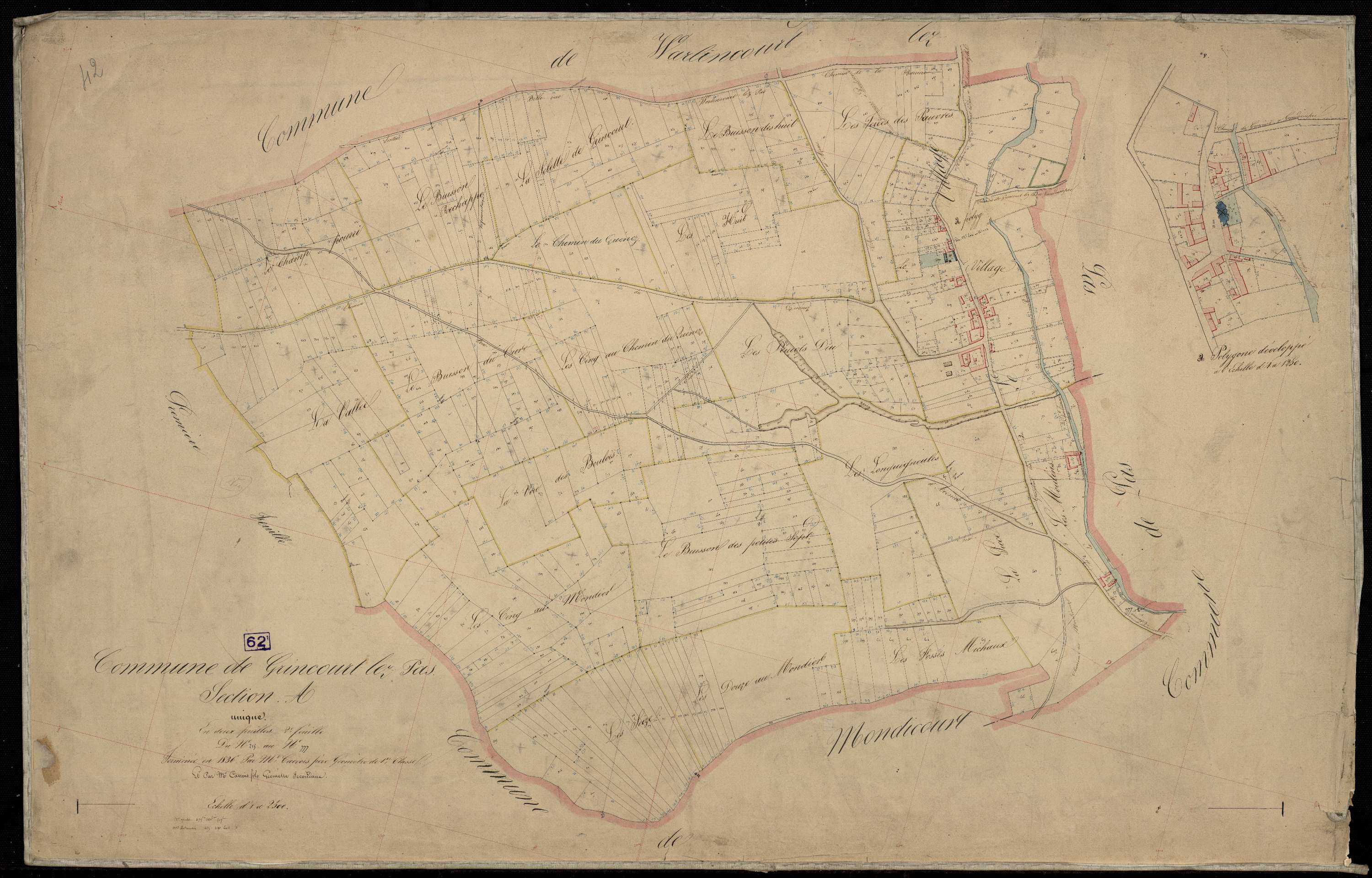 Grincourt-lès-Pas - Section A, 2e feuille