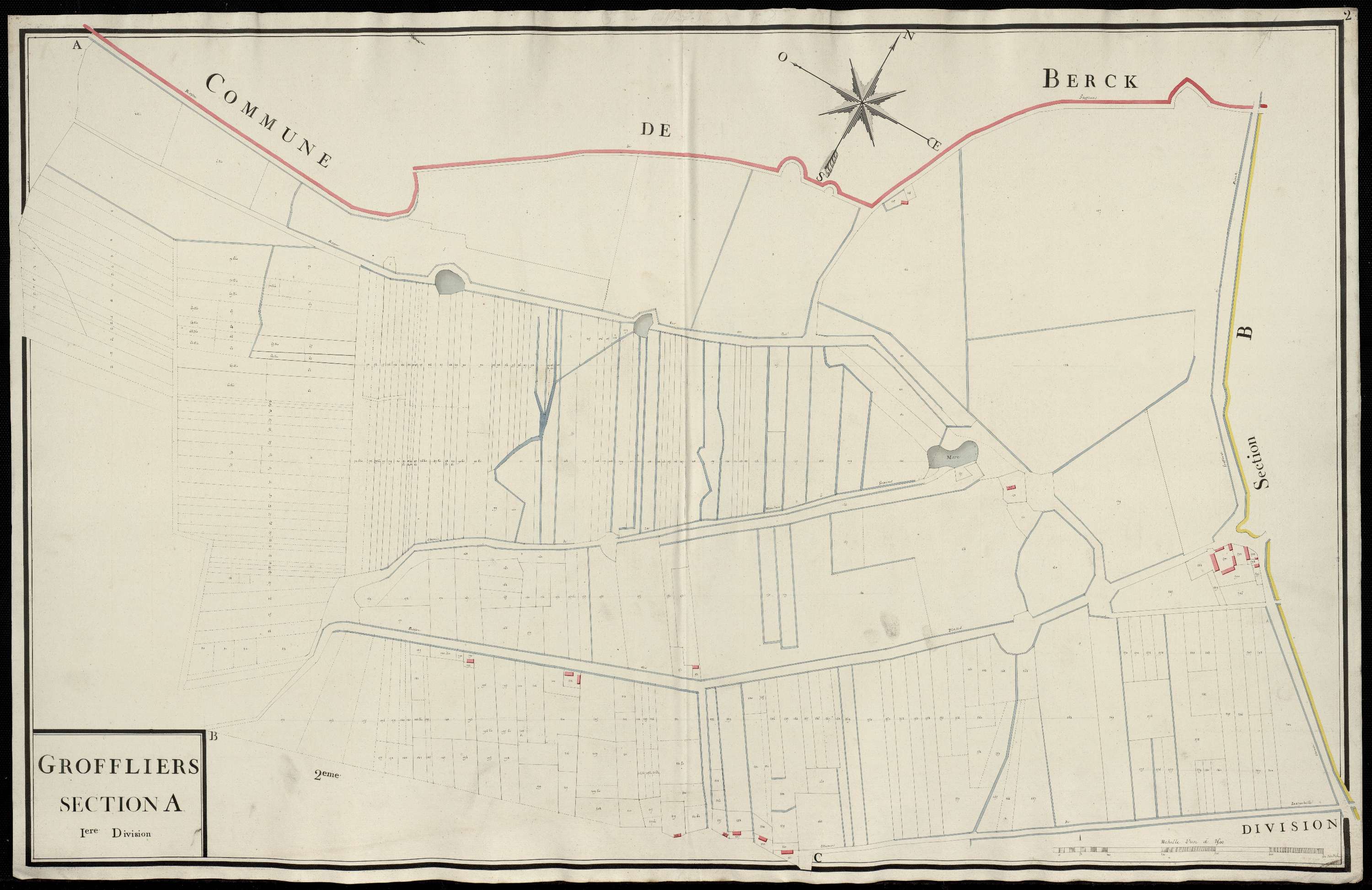 Groffliers - Section A, 1re feuille