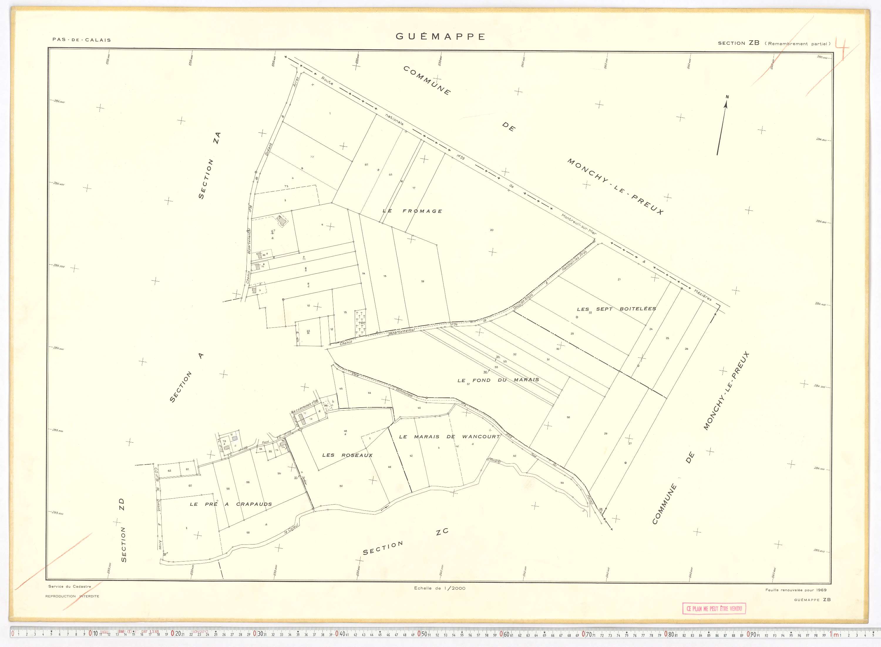 Guémappe - Section ZB.