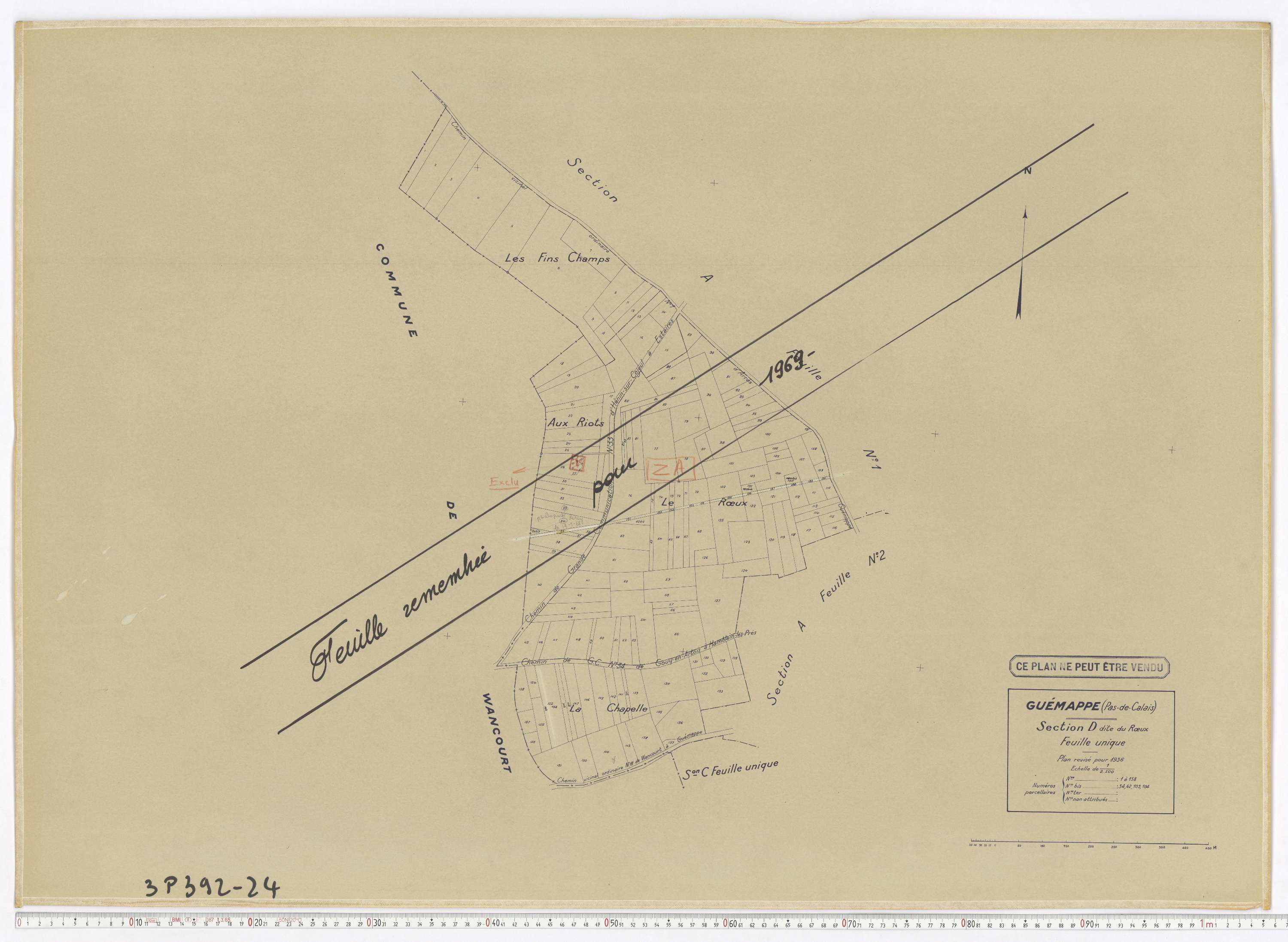 Guémappe - Section D.