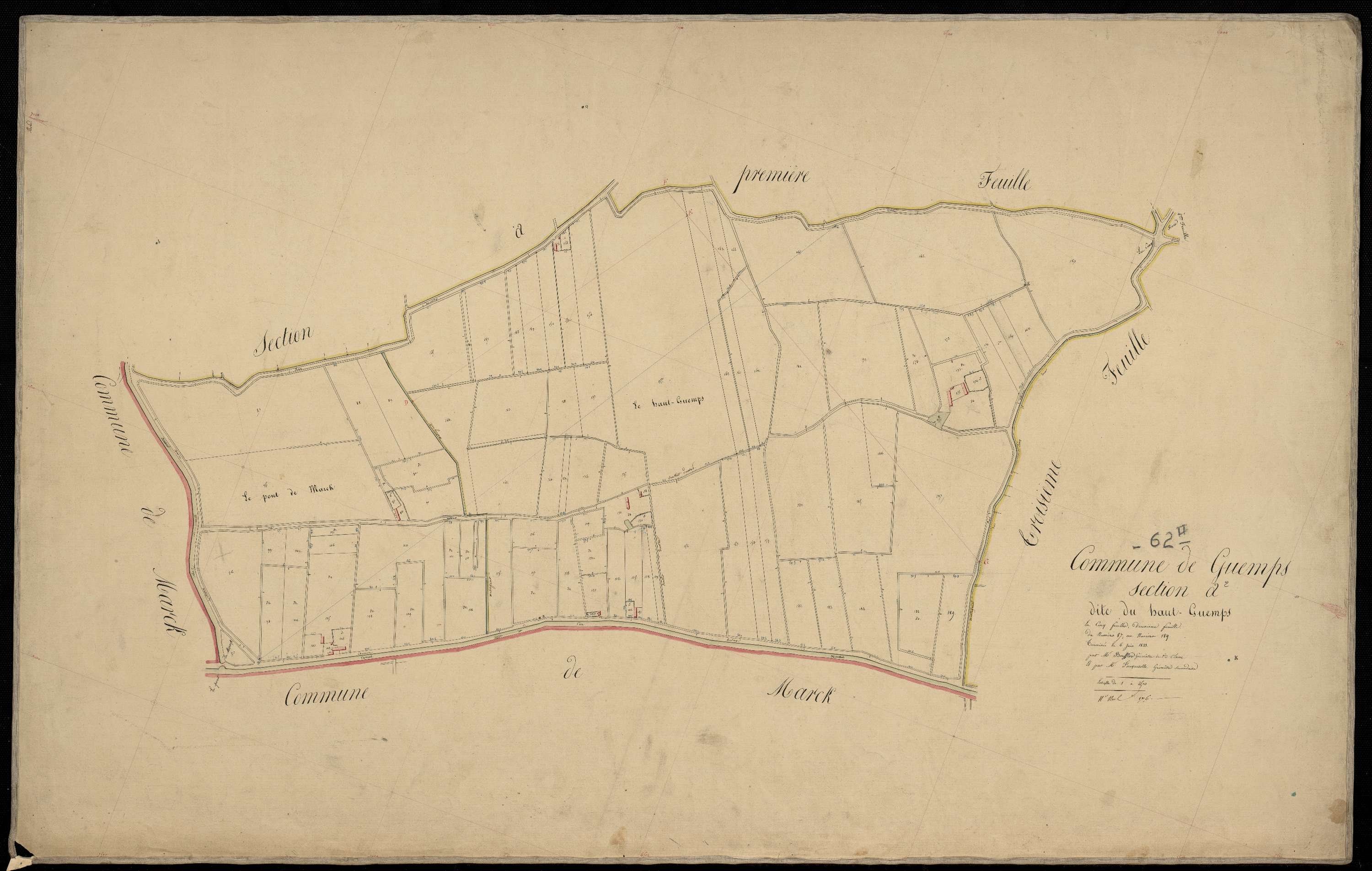 Guemps - Section A, 2e feuille