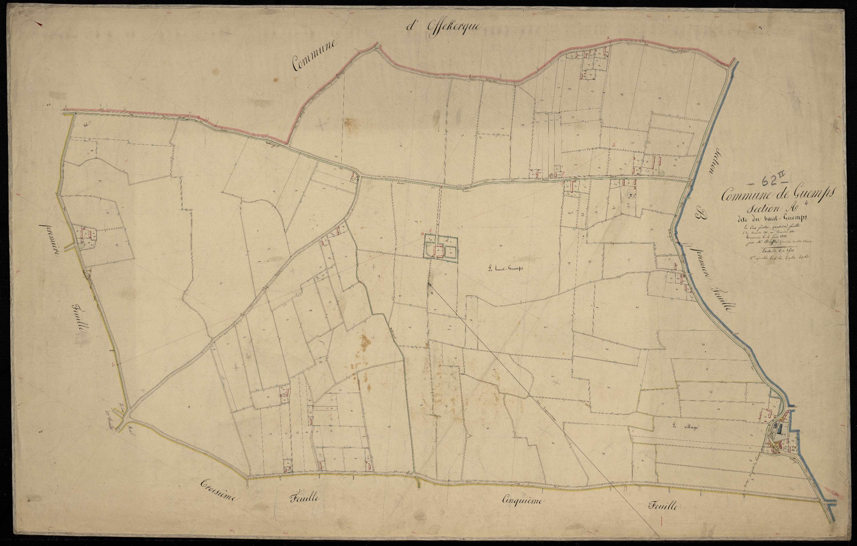 Guemps - Section A, 4e feuille