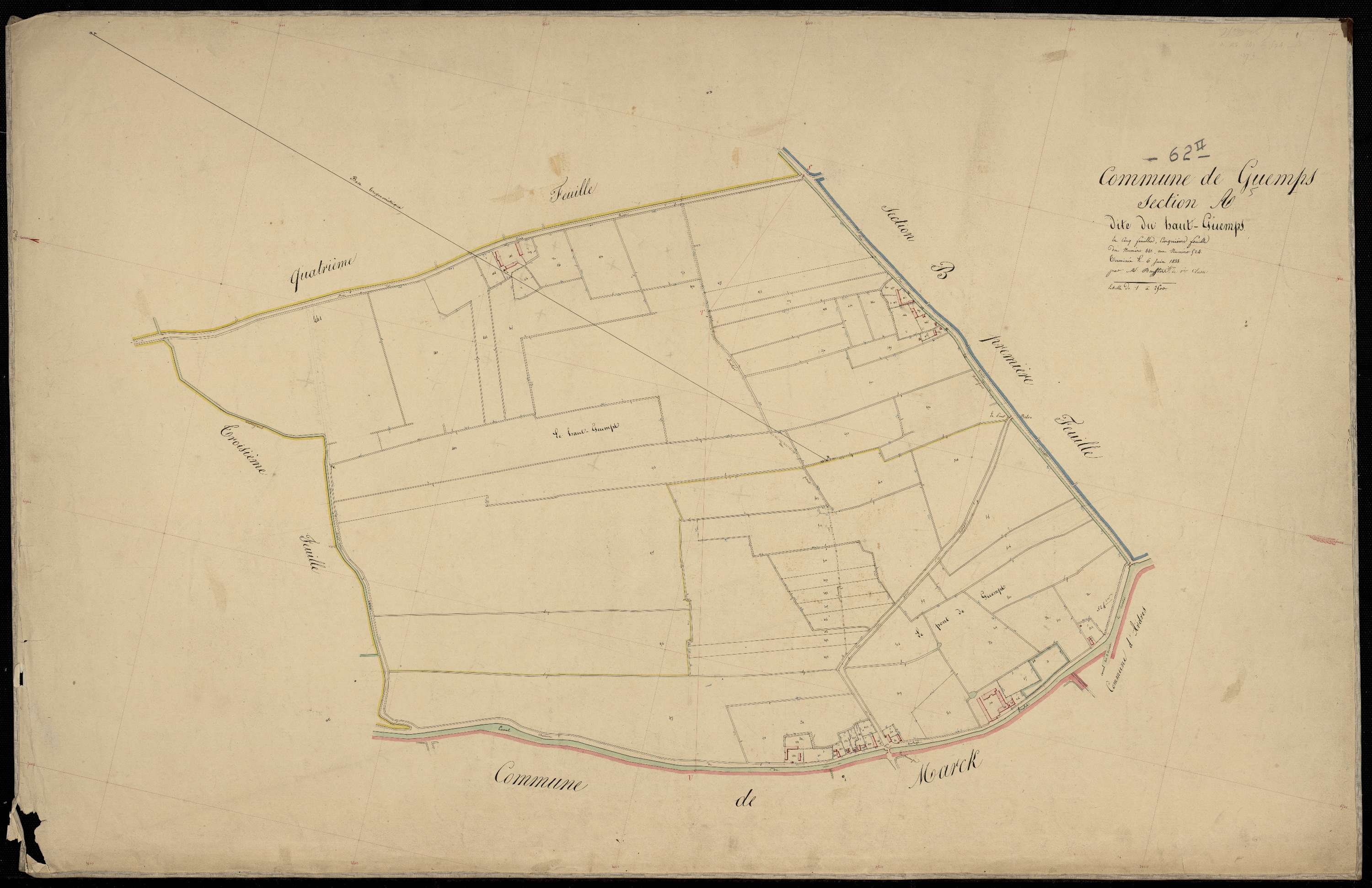 Guemps - Section A, 5e feuille