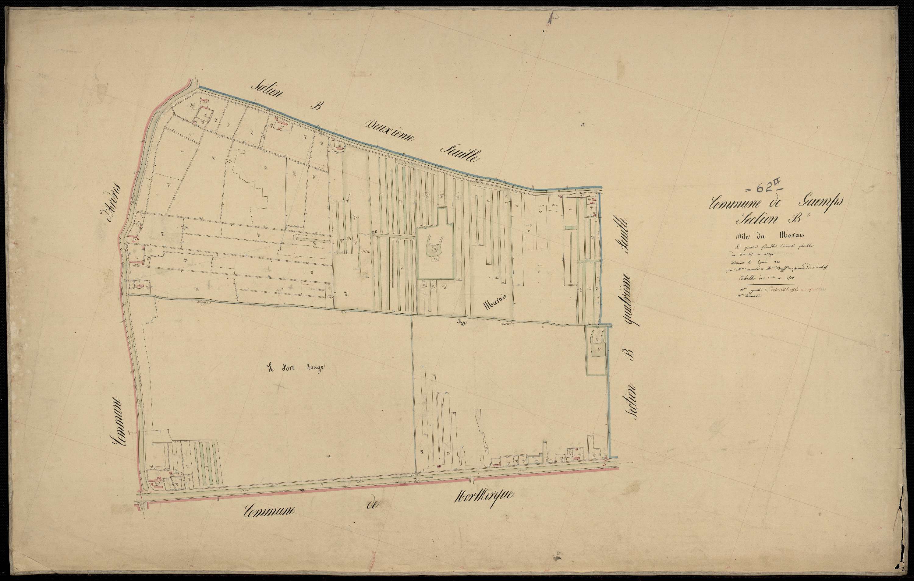 Guemps - Section B, 3e feuille