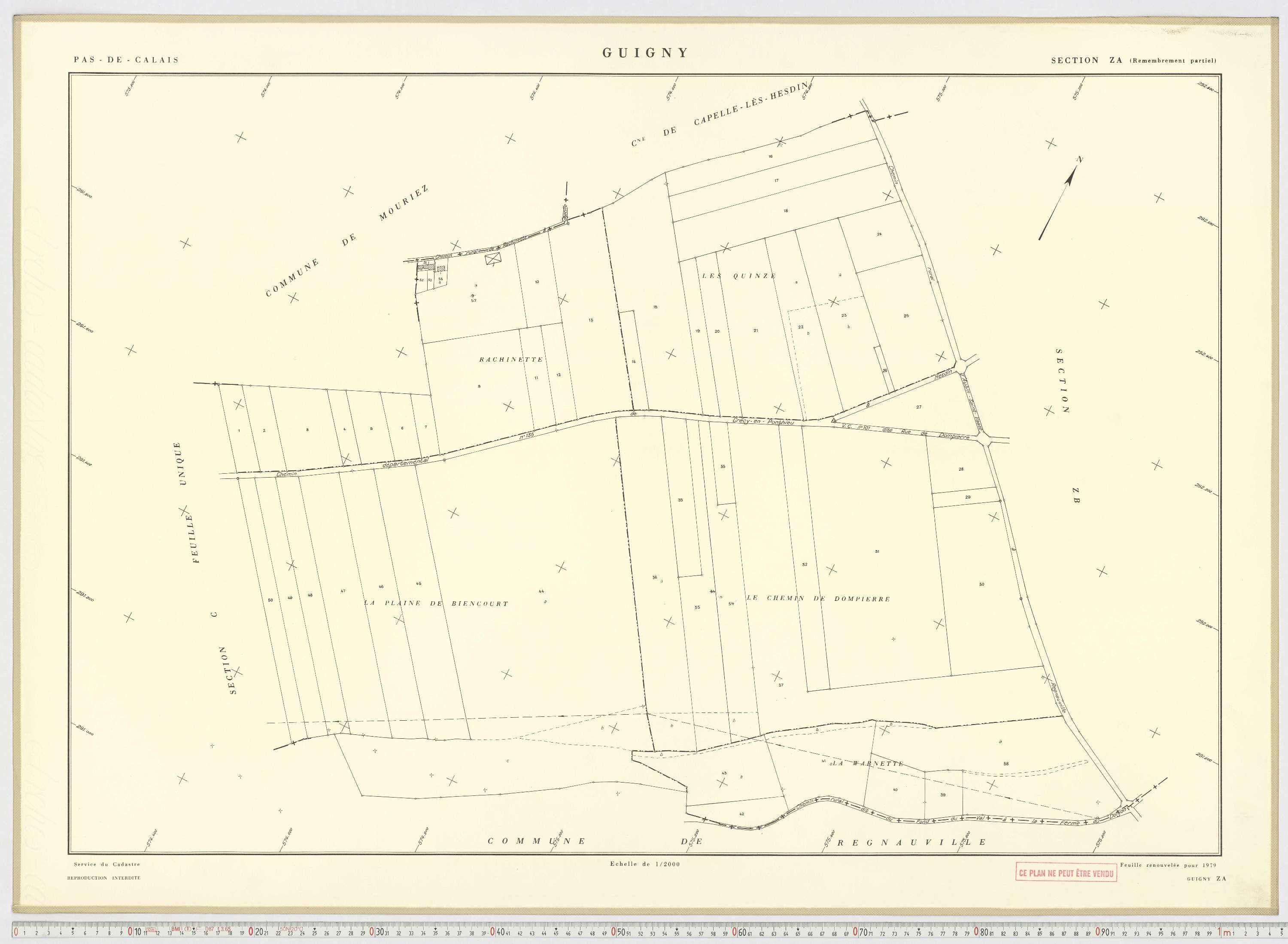 Guigny - Section ZA.