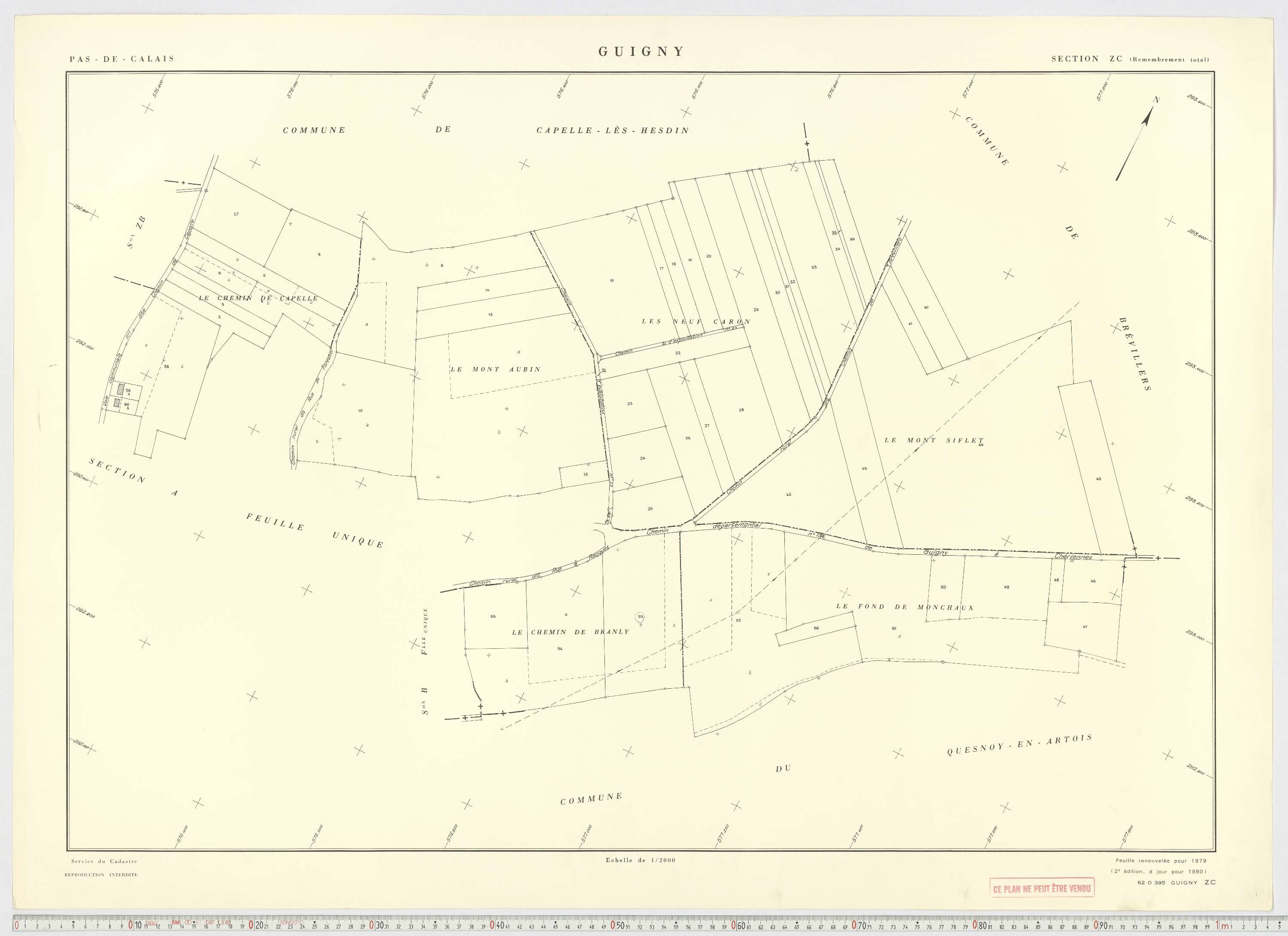 Guigny - Section ZC.