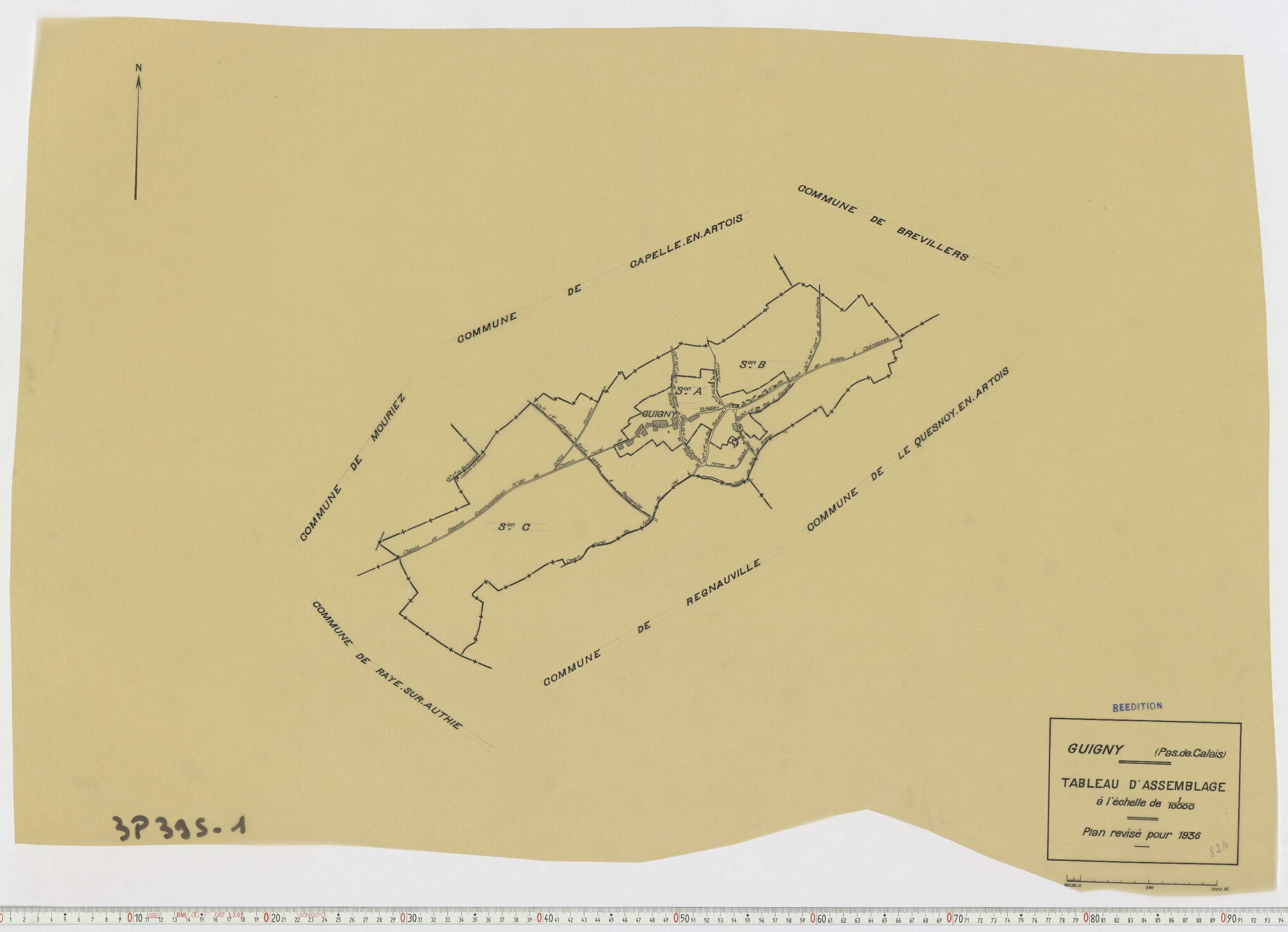 Guigny - Tableau d'assemblage.