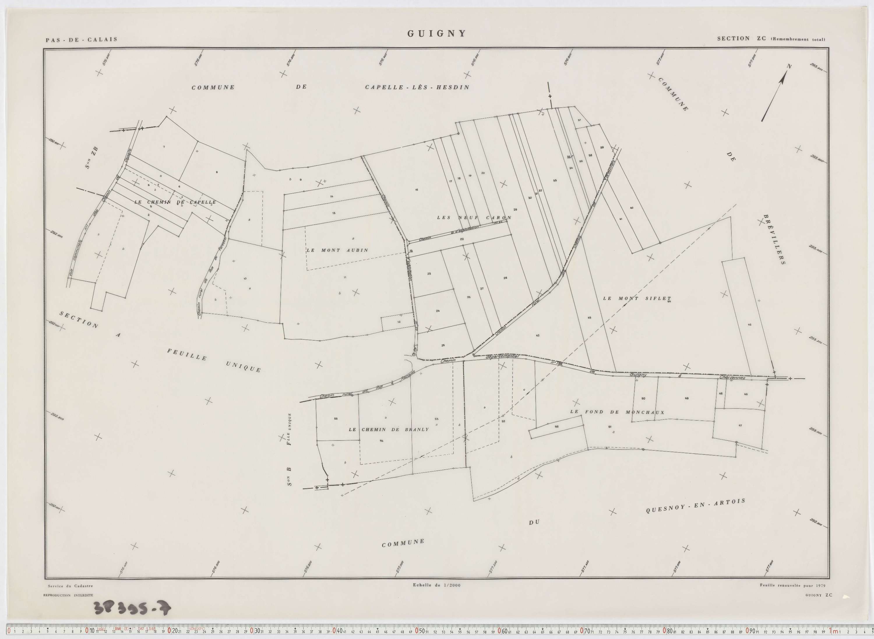 Guigny - Section ZC.