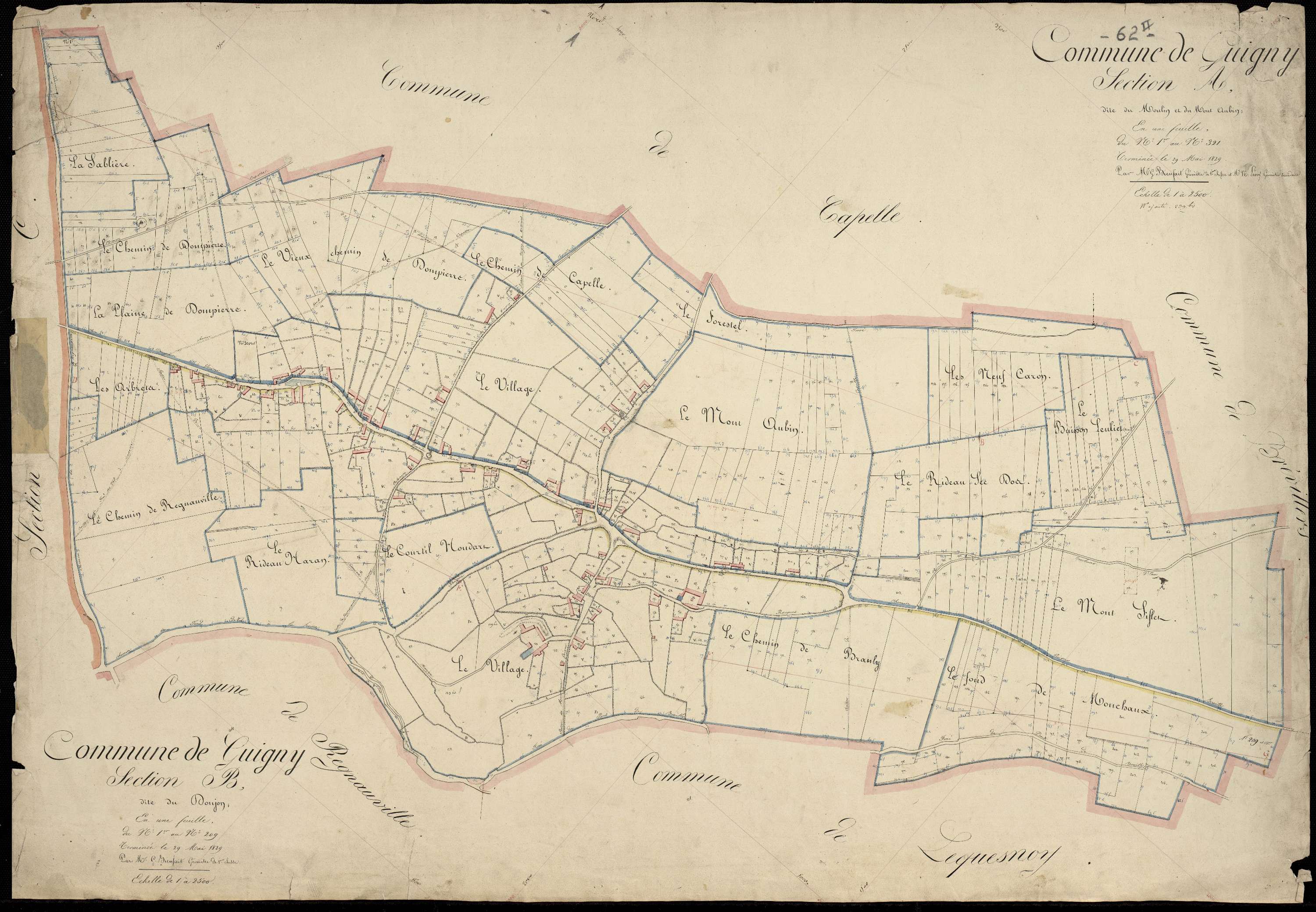 Guigny - Sections A et B