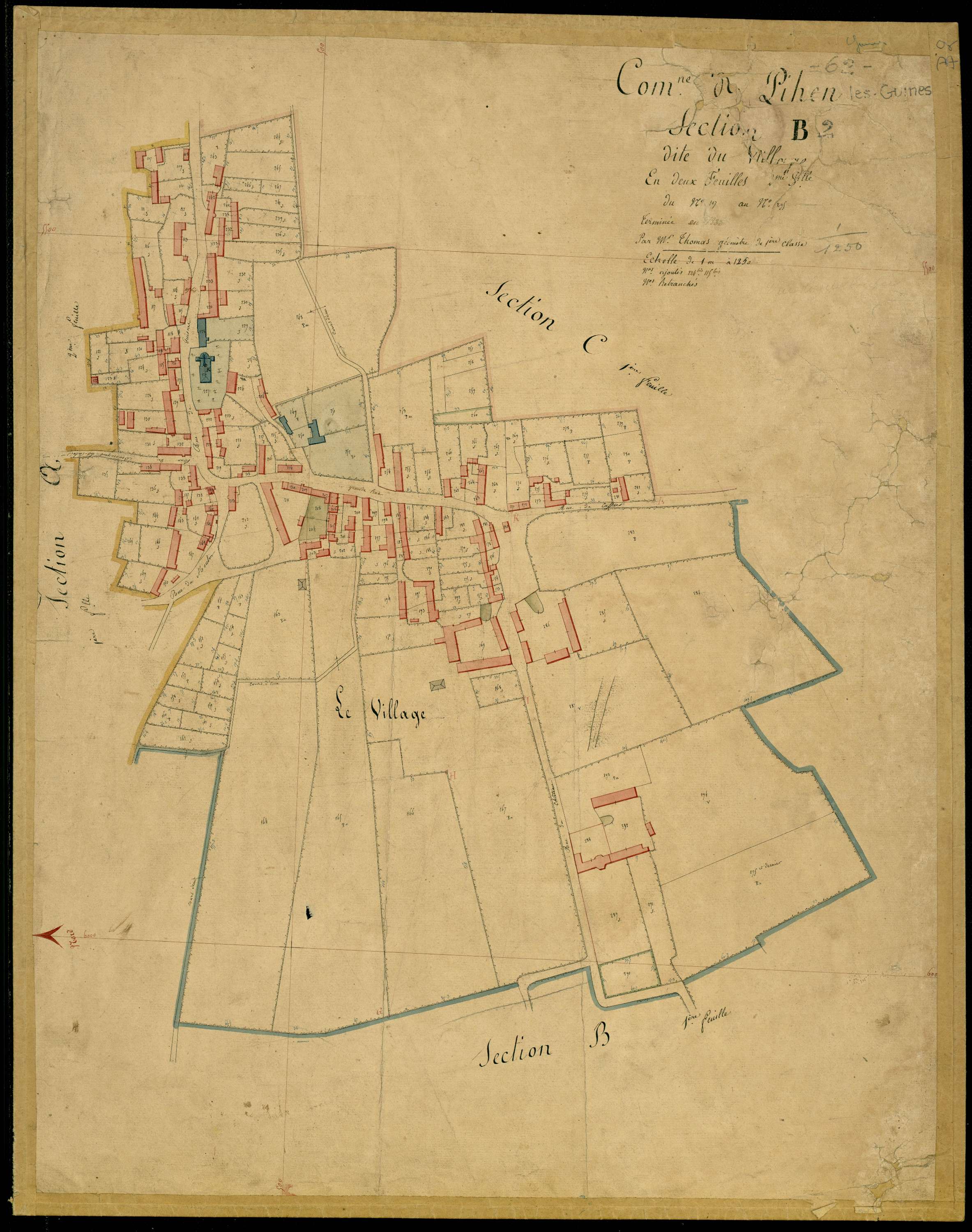 Guînes - Section B, 2e feuille
