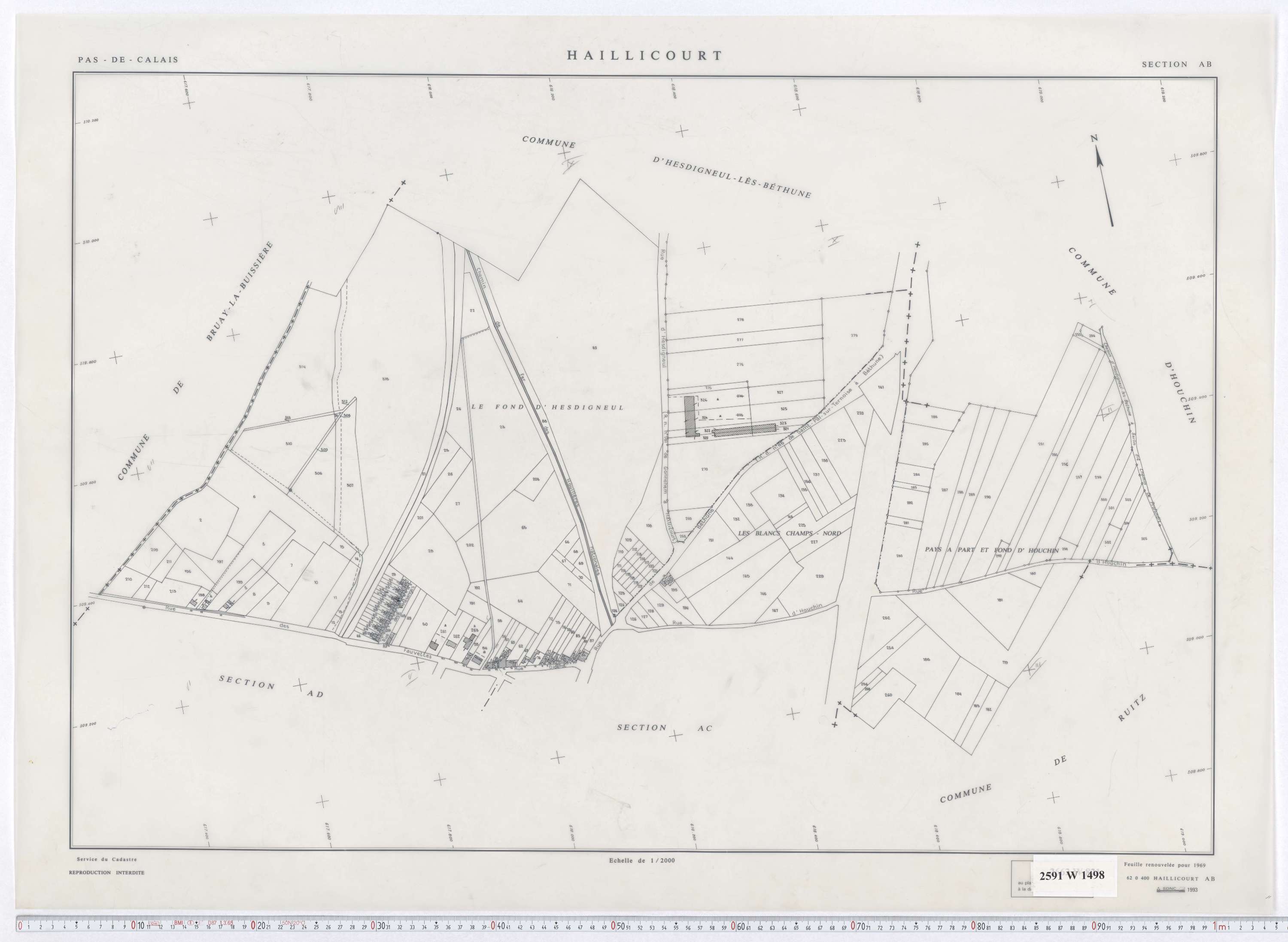 Haillicourt - Section AB.