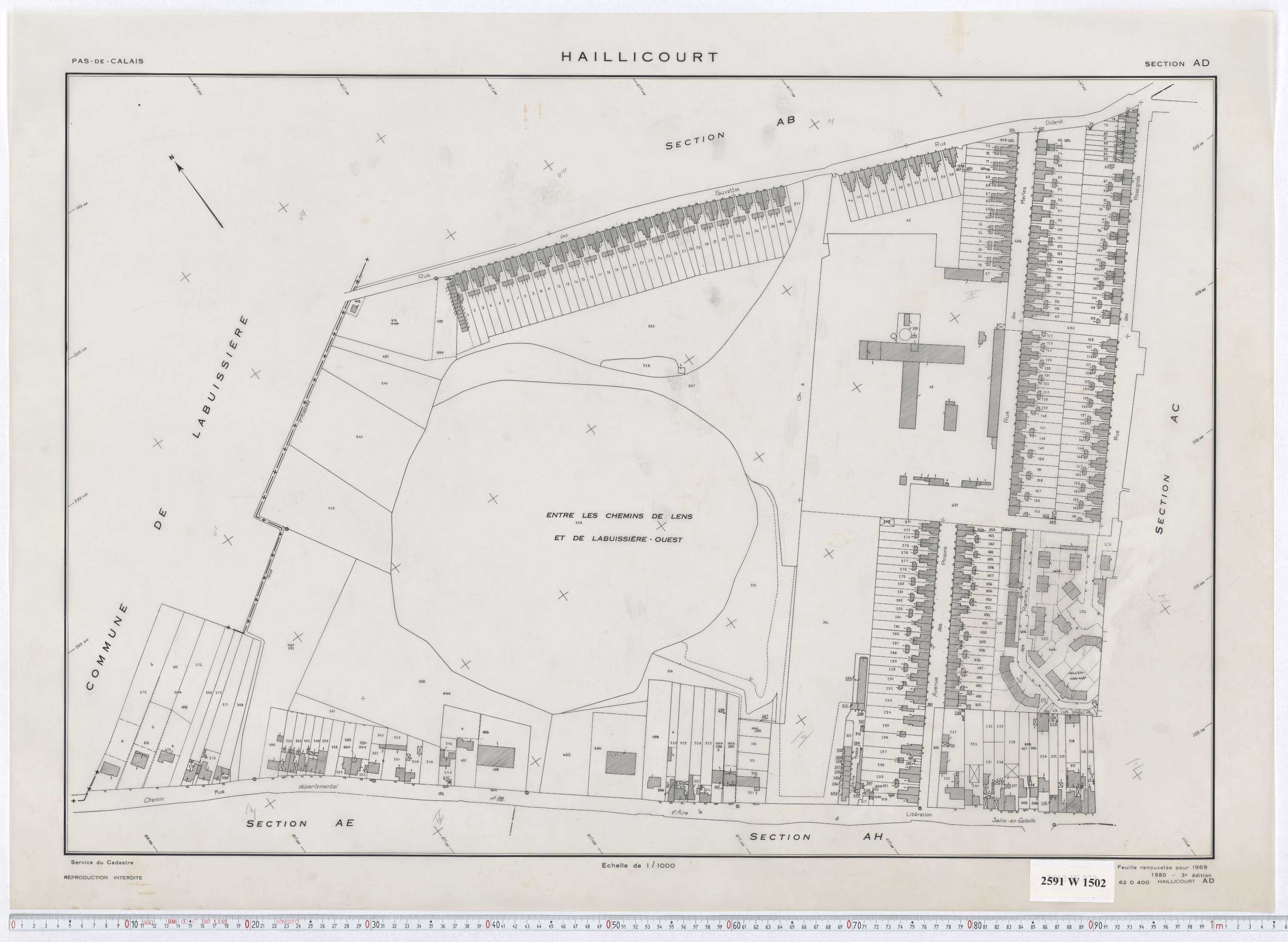 Haillicourt - Section AD.