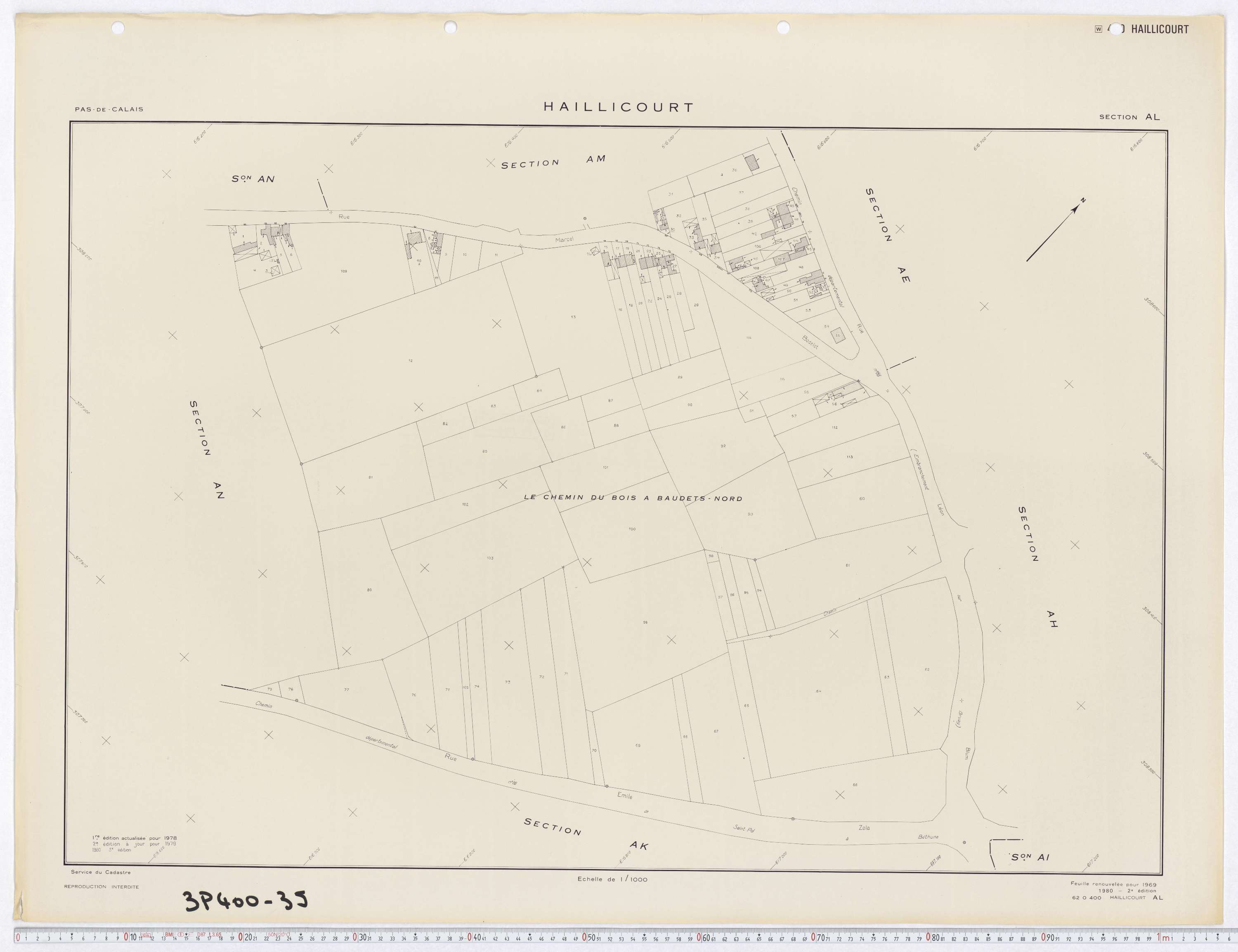 Haillicourt - Section AL.