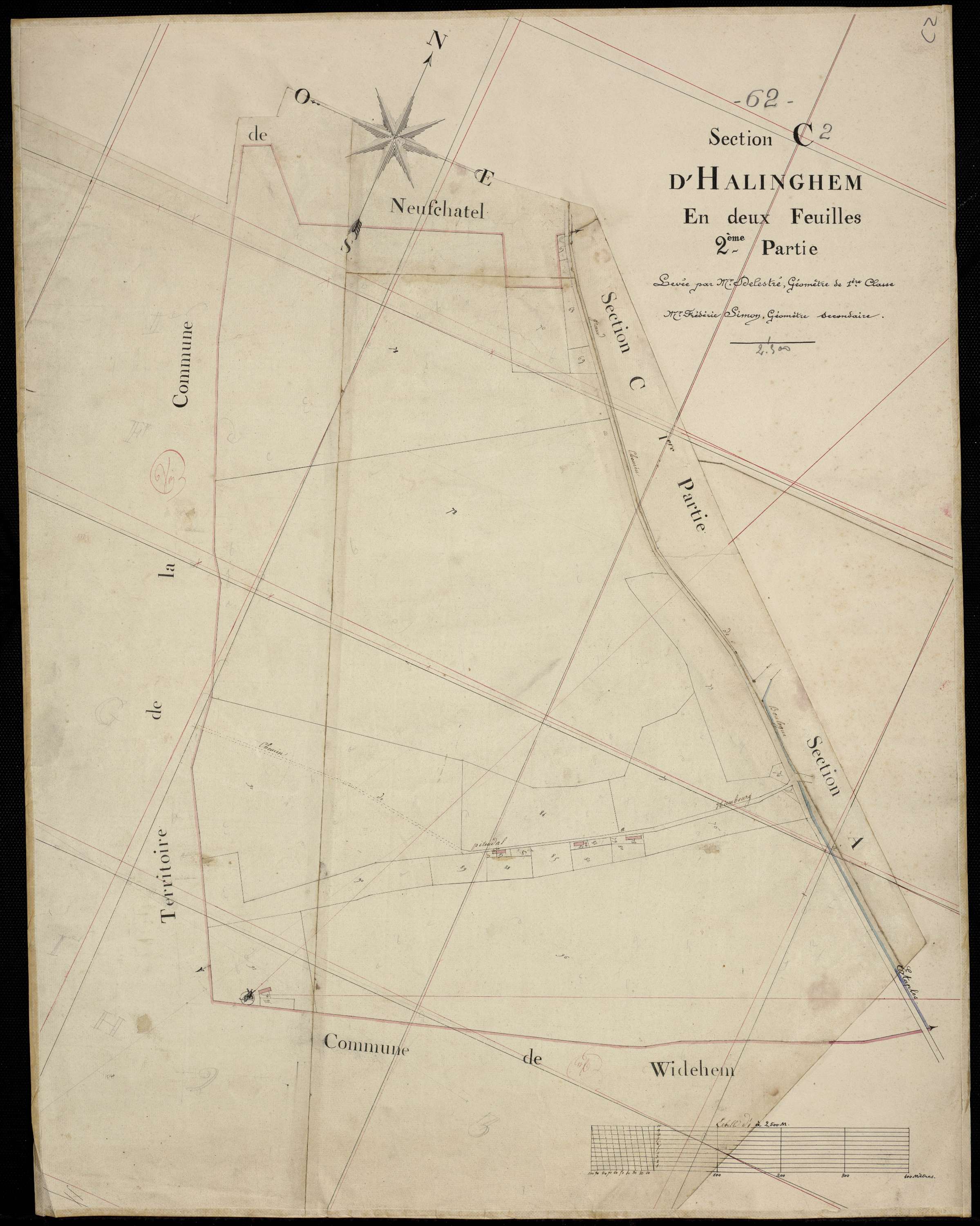 Halinghen - Section C, 2e feuille