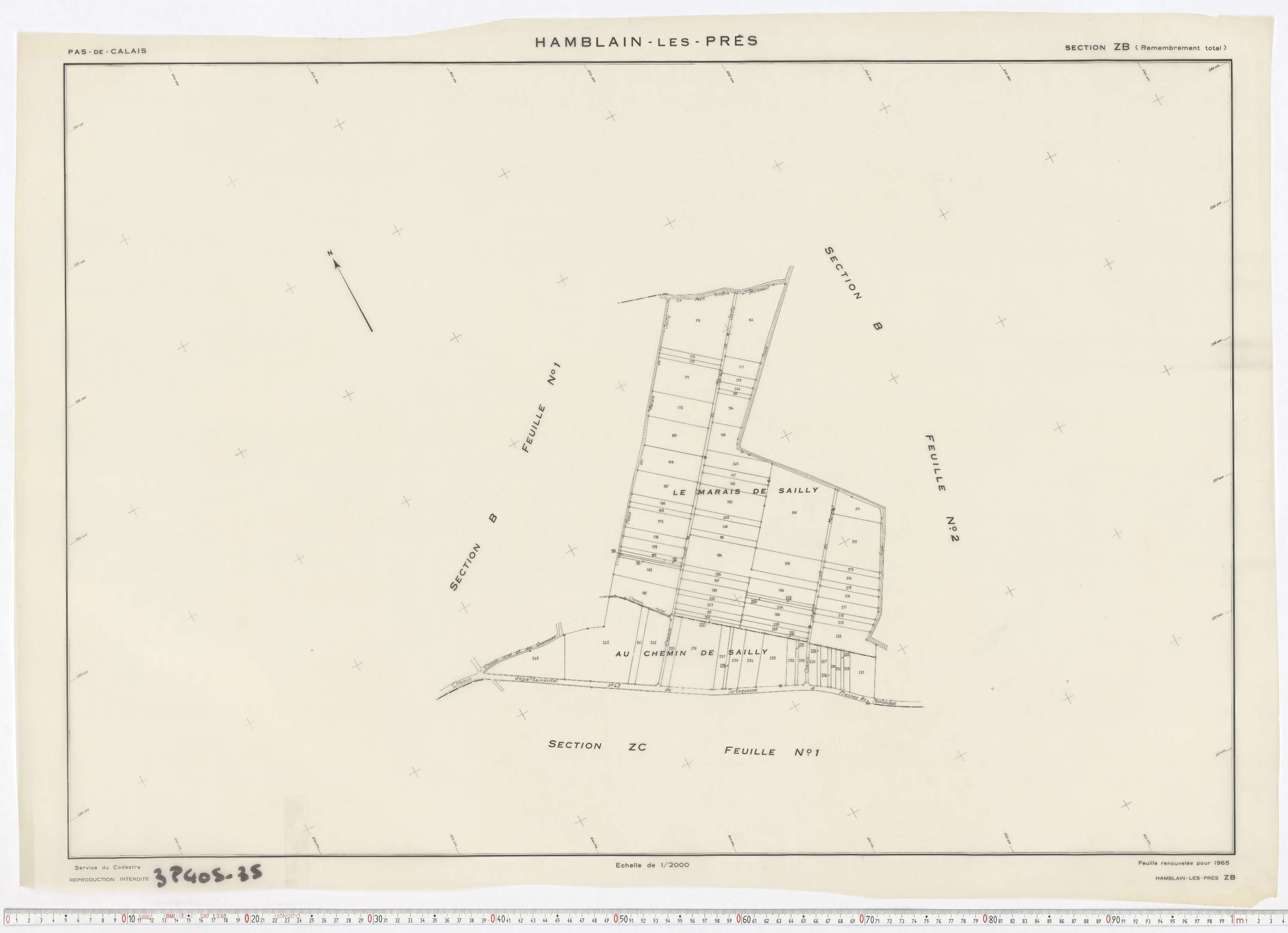Hamblain-les-Prés - Section ZB.