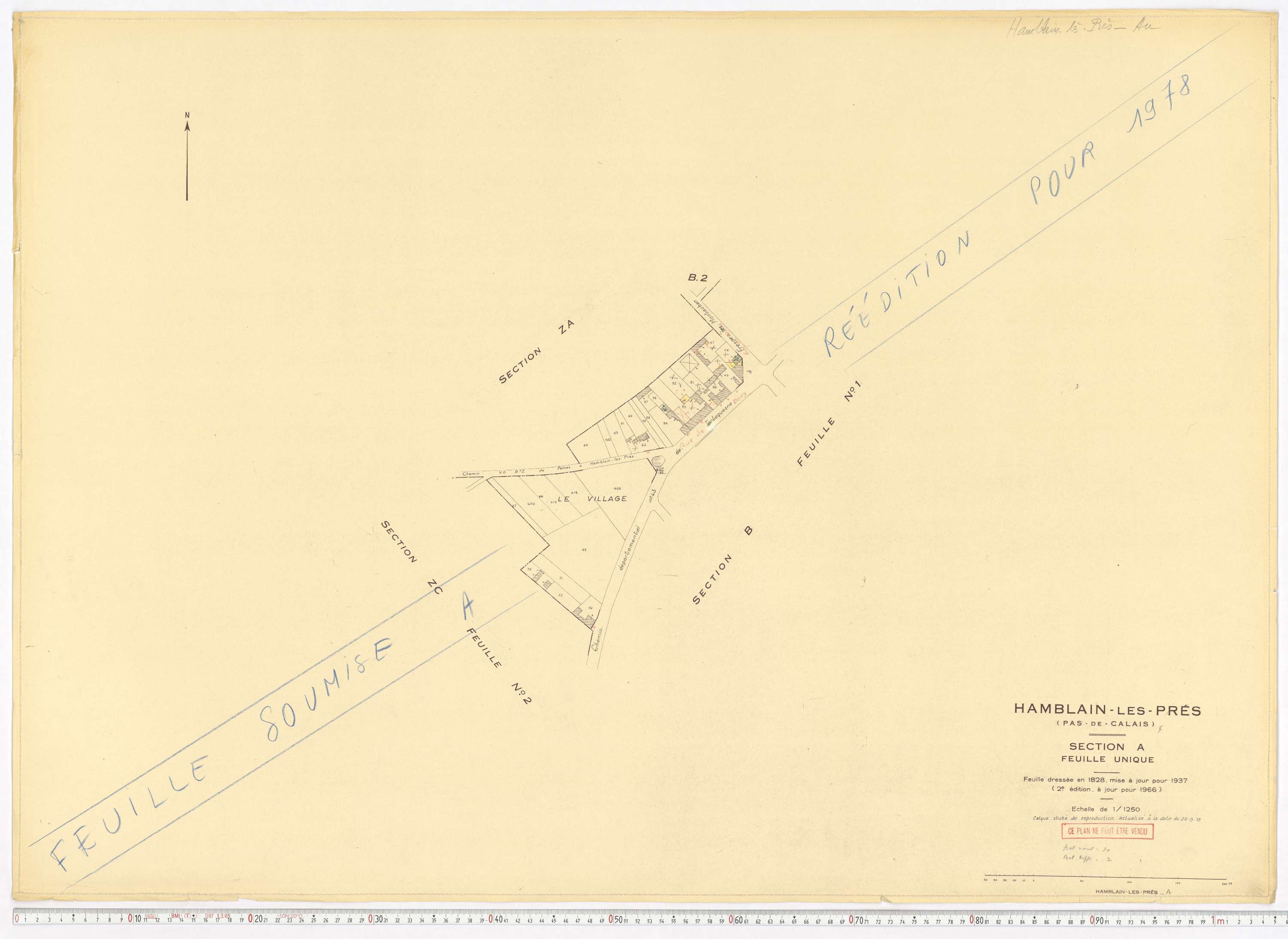 Hamblain-les-Prés - Section A.