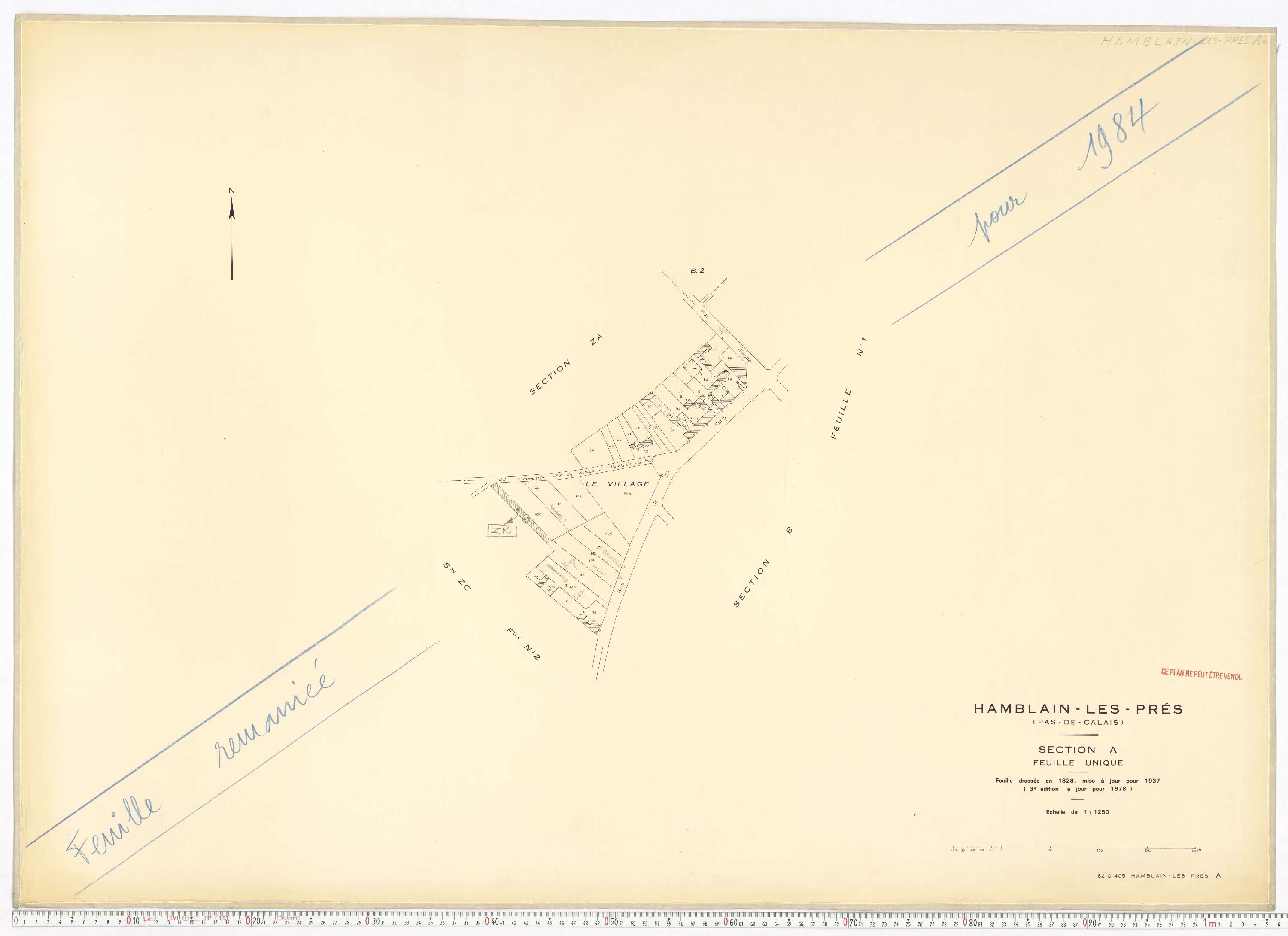 Hamblain-les-Prés - Section A.