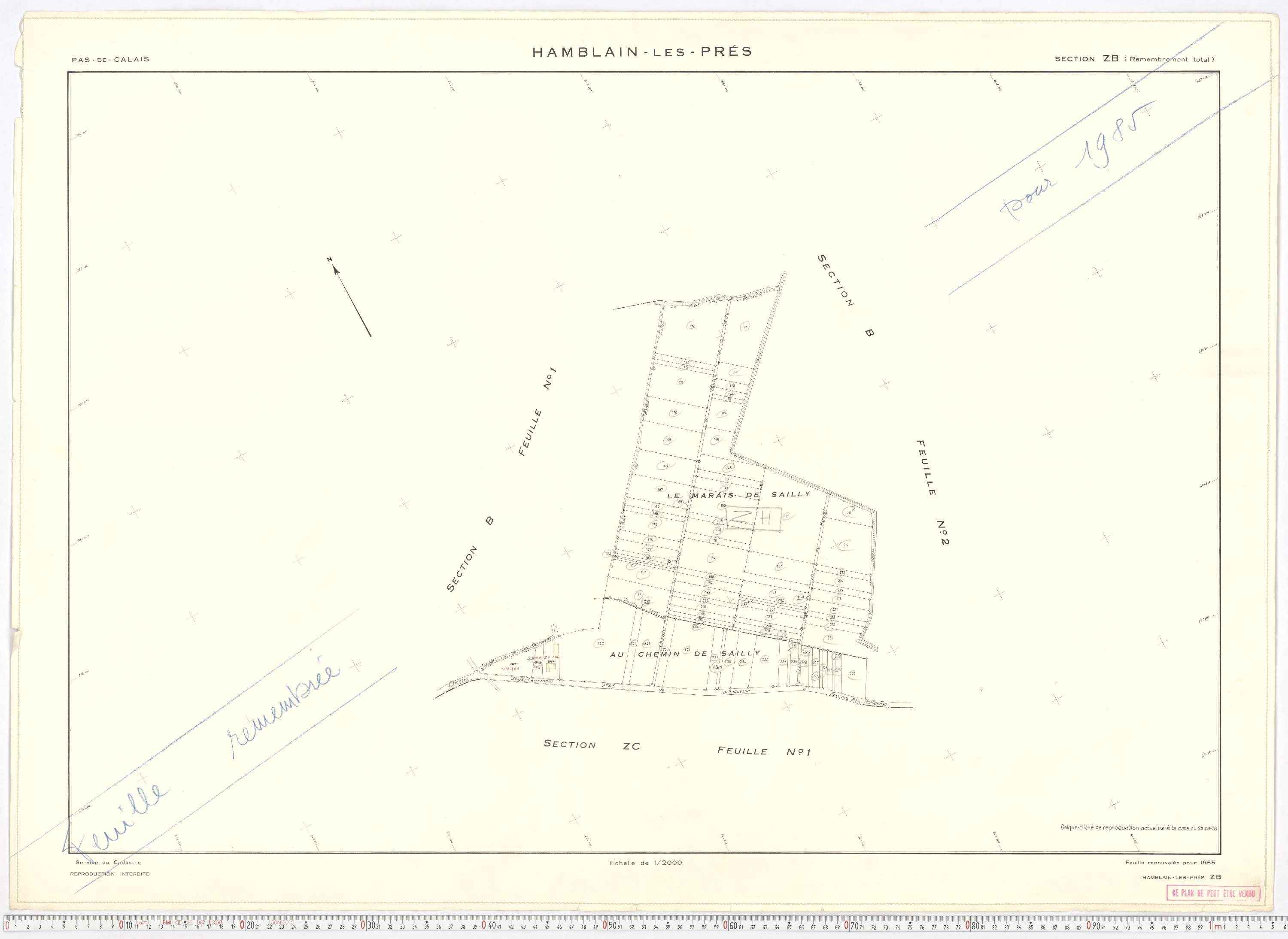 Hamblain-les-Prés - Section ZB.