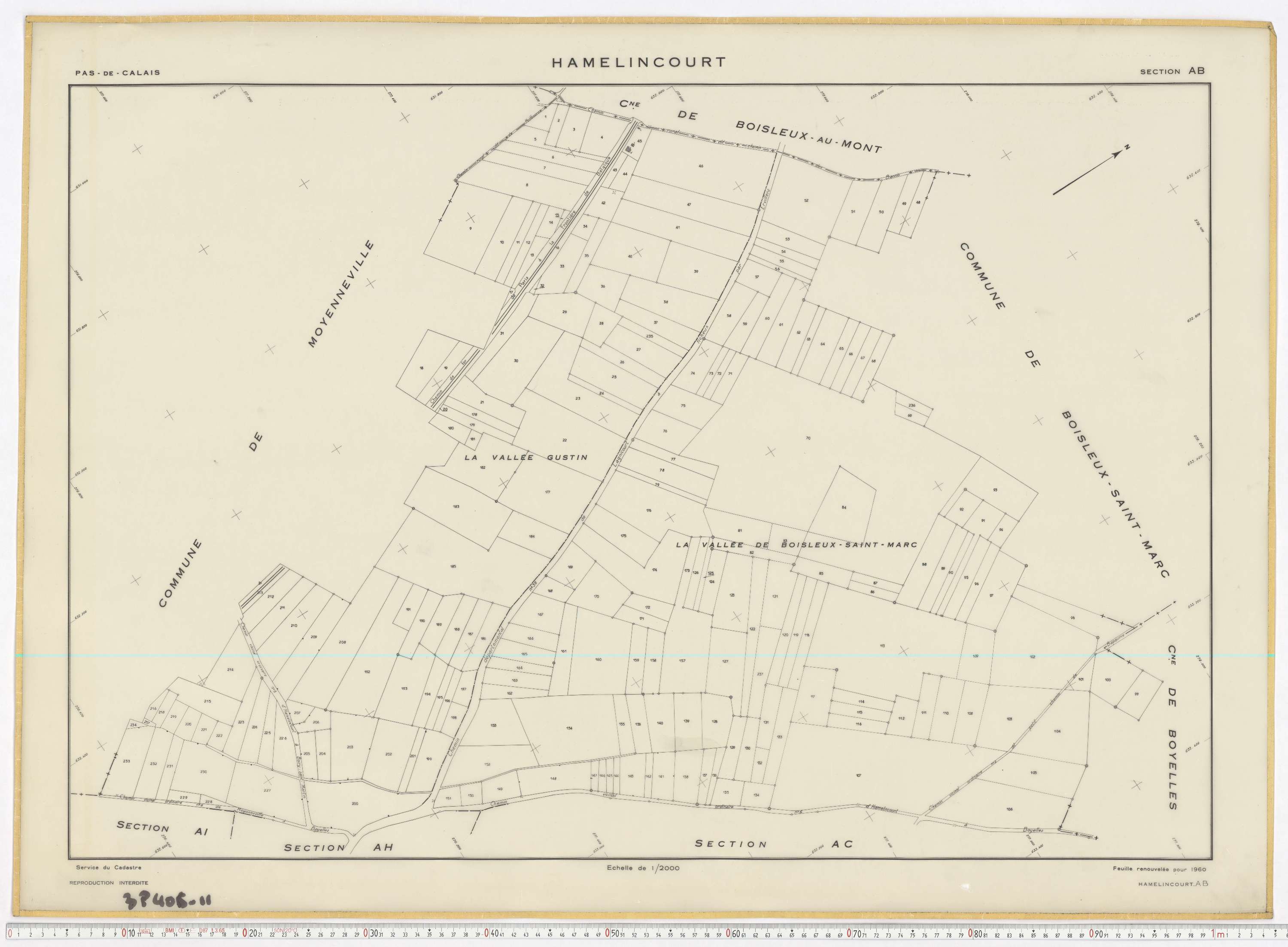 Hamelincourt - Section AB.