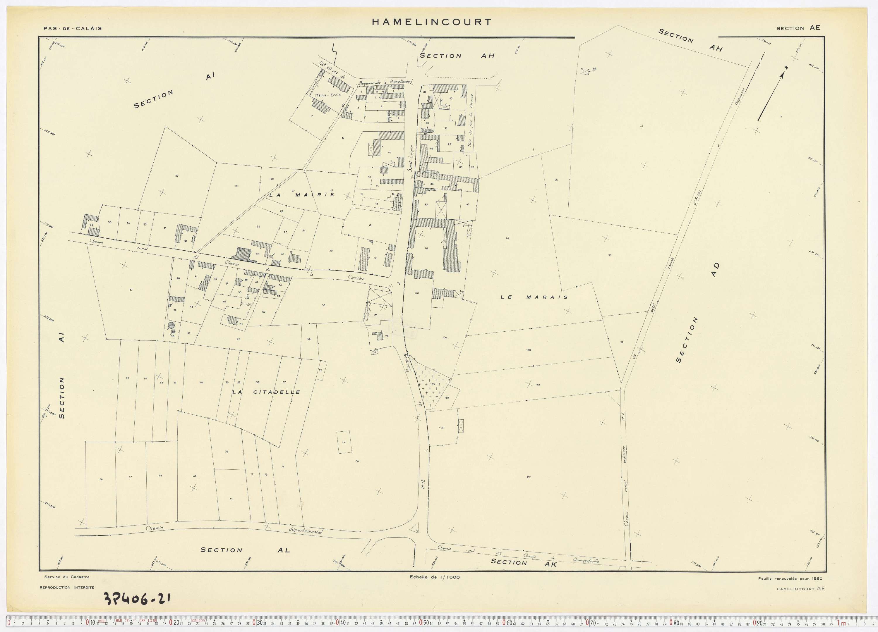 Hamelincourt - Section AE.