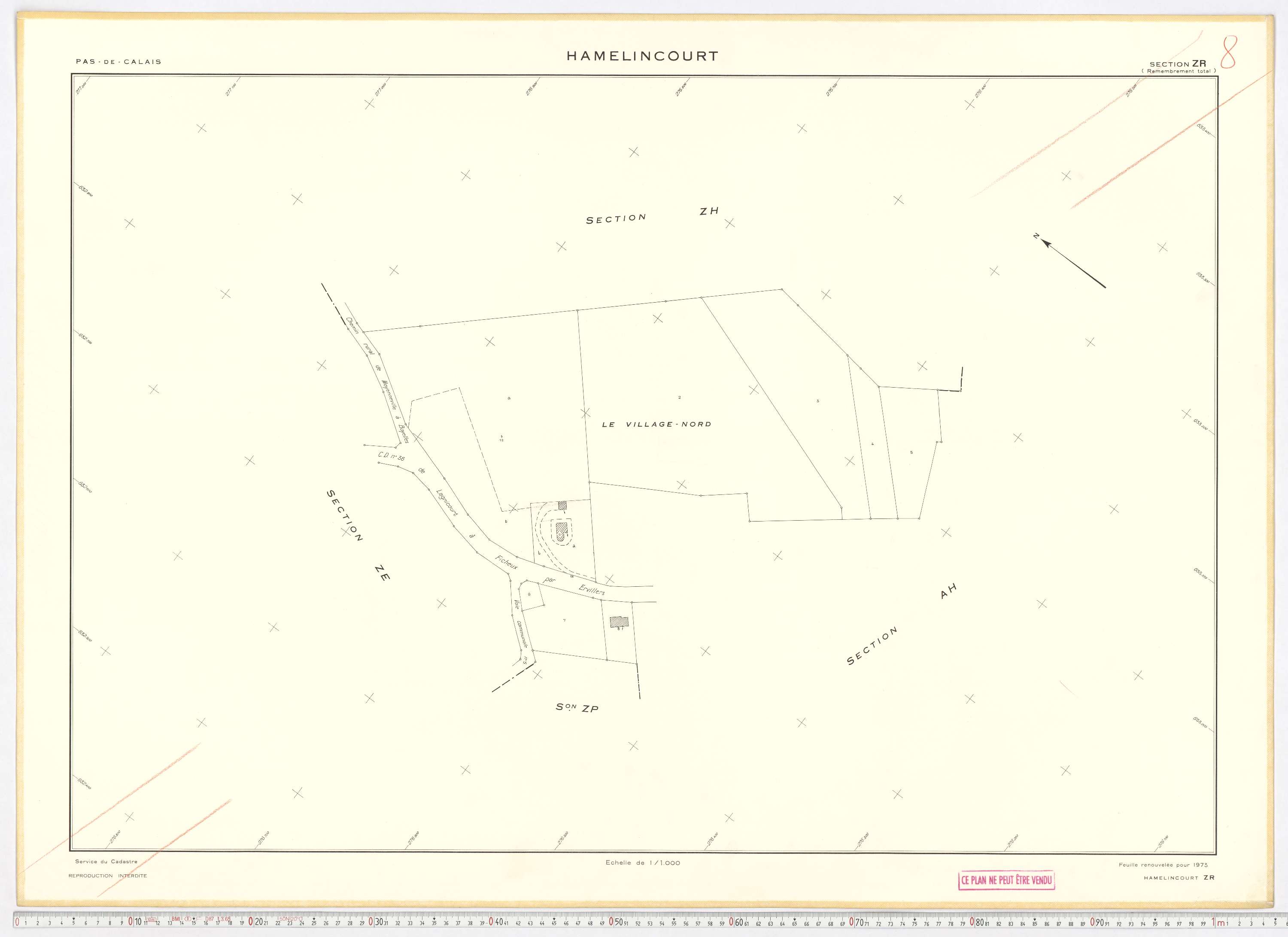 Hamelincourt - Section ZR.