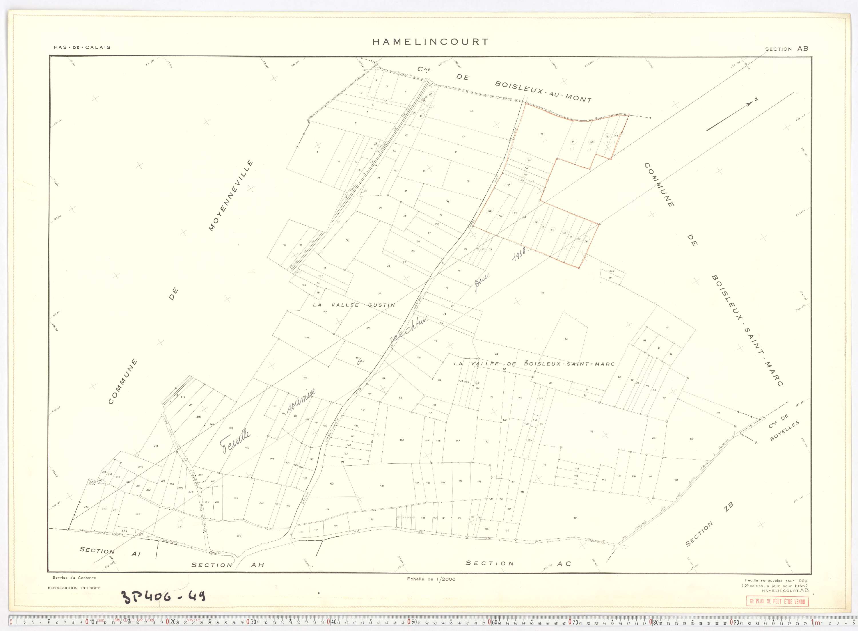 Hamelincourt - Section AB.